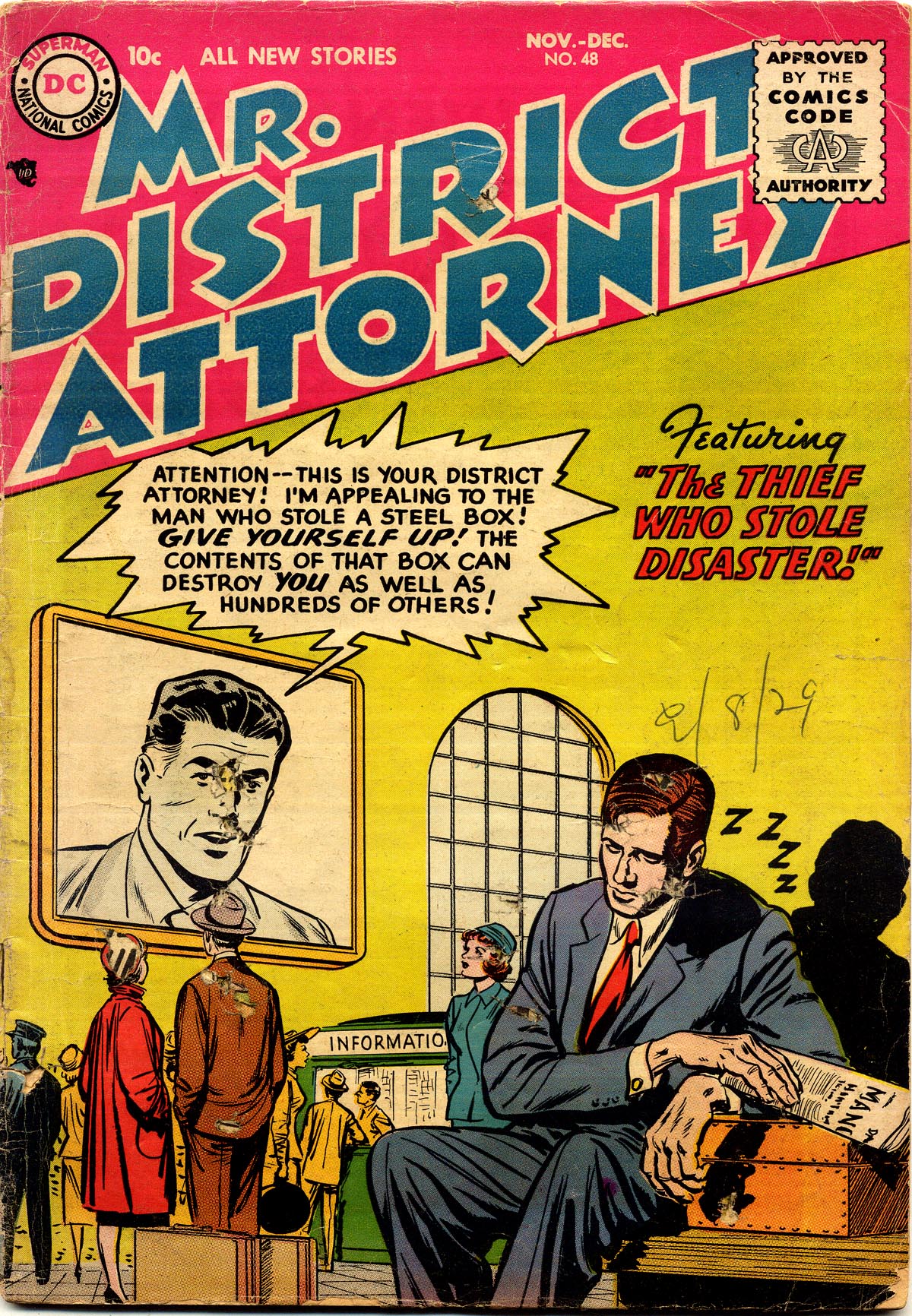 Read online Mr. District Attorney comic -  Issue #48 - 1
