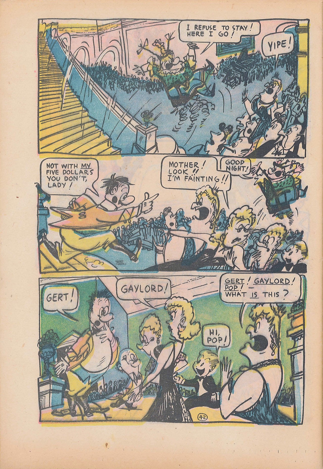 Read online Milt Gross Funnies comic -  Issue #1 - 44