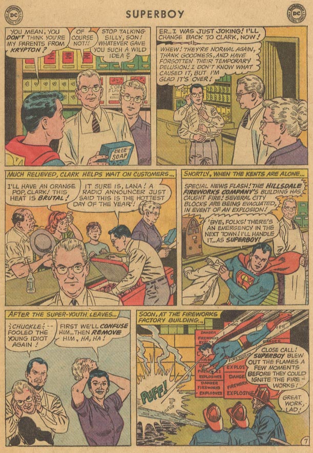Read online Superboy (1949) comic -  Issue #100 - 8