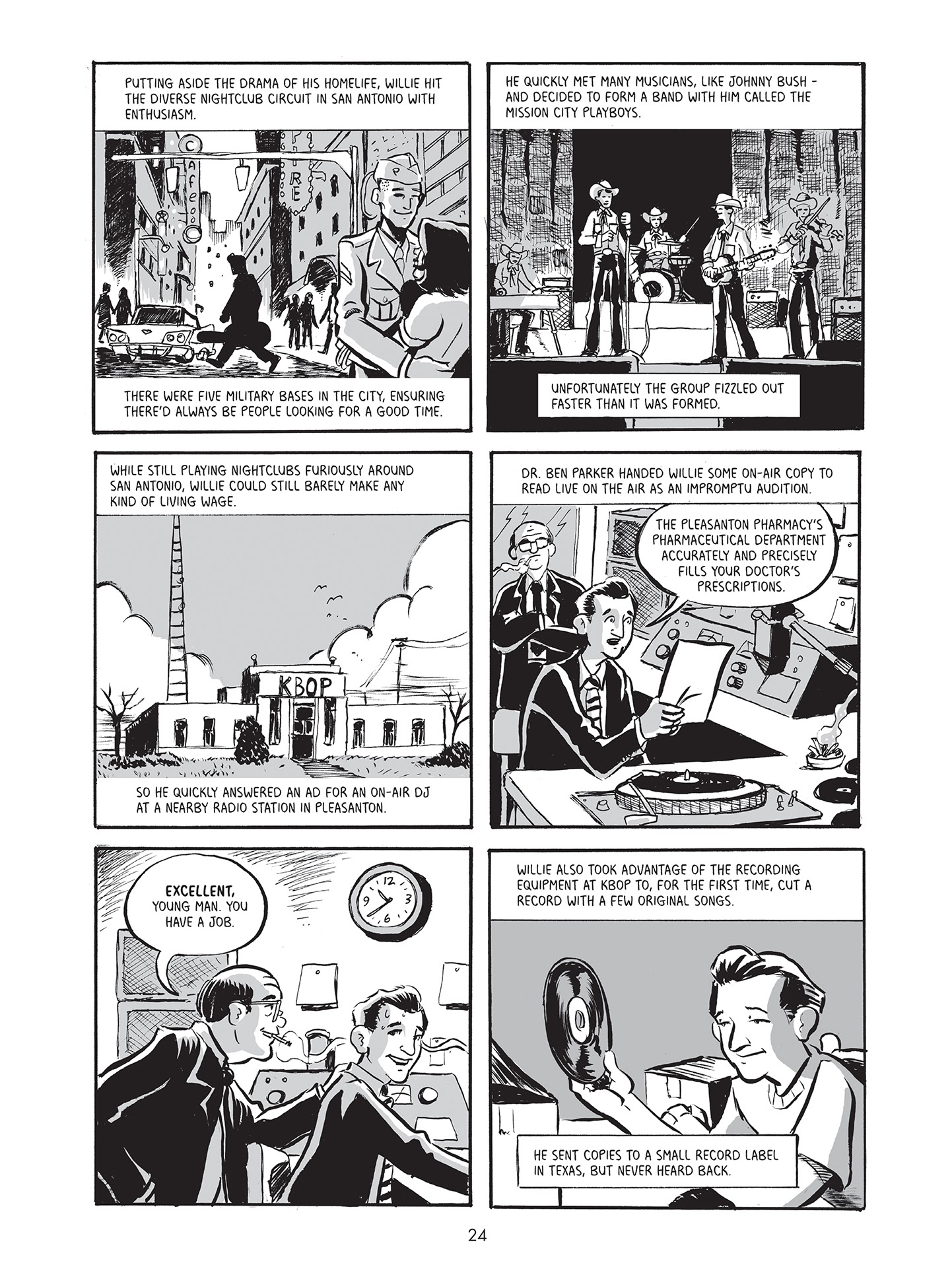 Read online Willie Nelson: A Graphic History comic -  Issue # TPB - 24