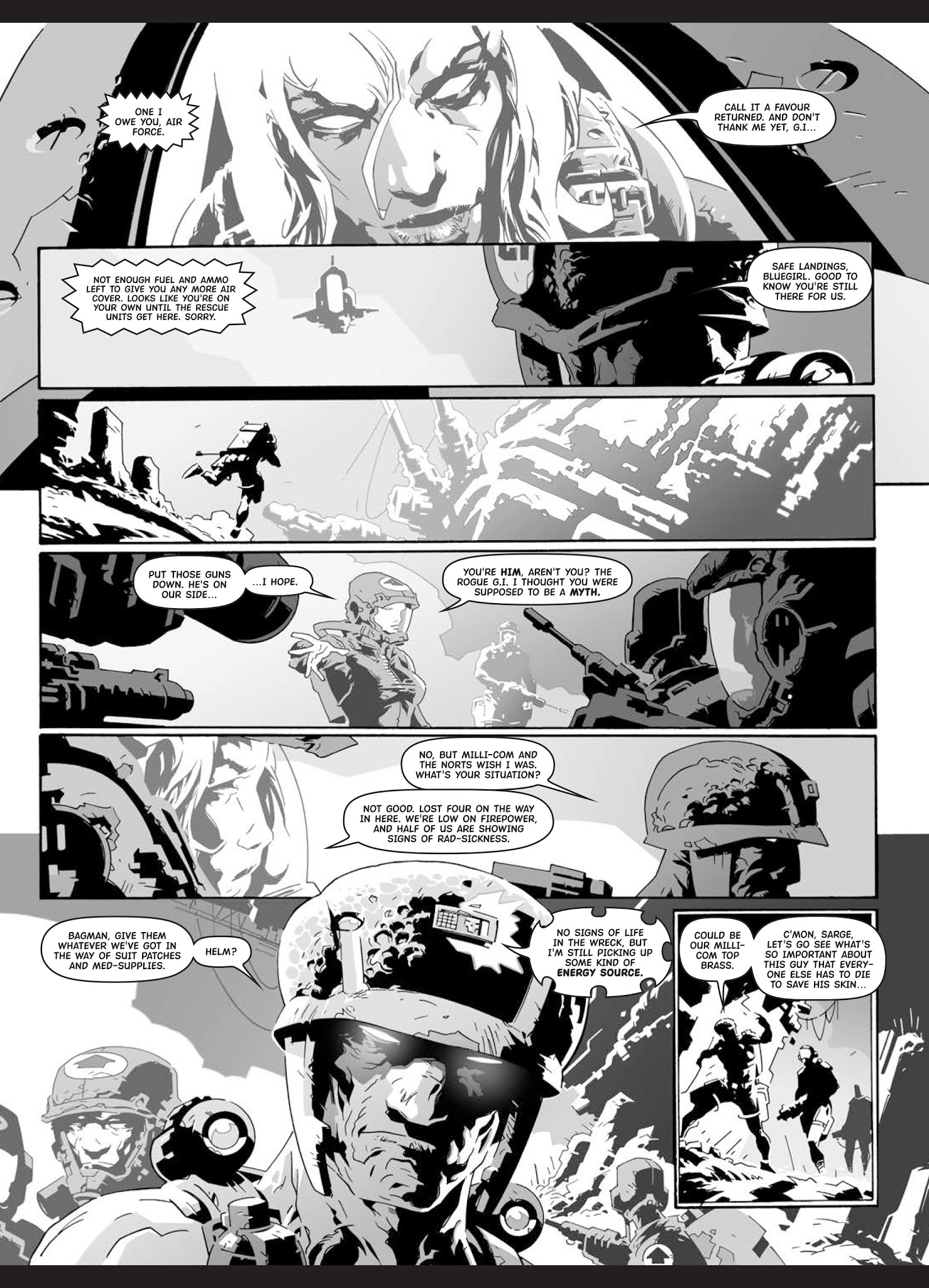Read online Rogue Trooper: Tales of Nu-Earth comic -  Issue # TPB 4 - 209