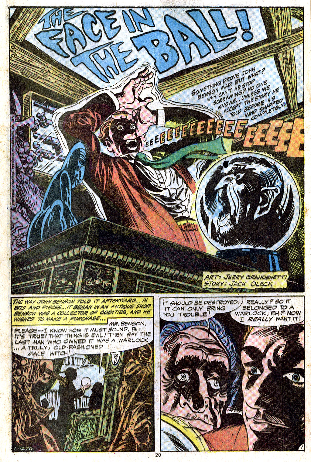 Read online Tales of the Unexpected comic -  Issue #161 - 20