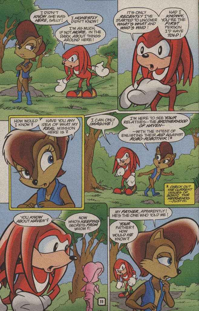 Read online Knuckles the Echidna comic -  Issue #29 - 16