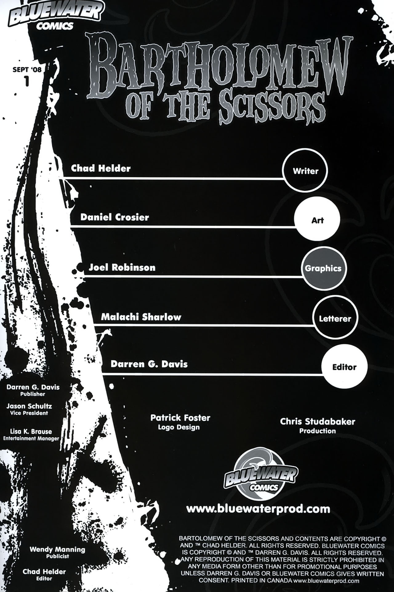 Read online Bartholomew of the Scissors comic -  Issue #1 - 2