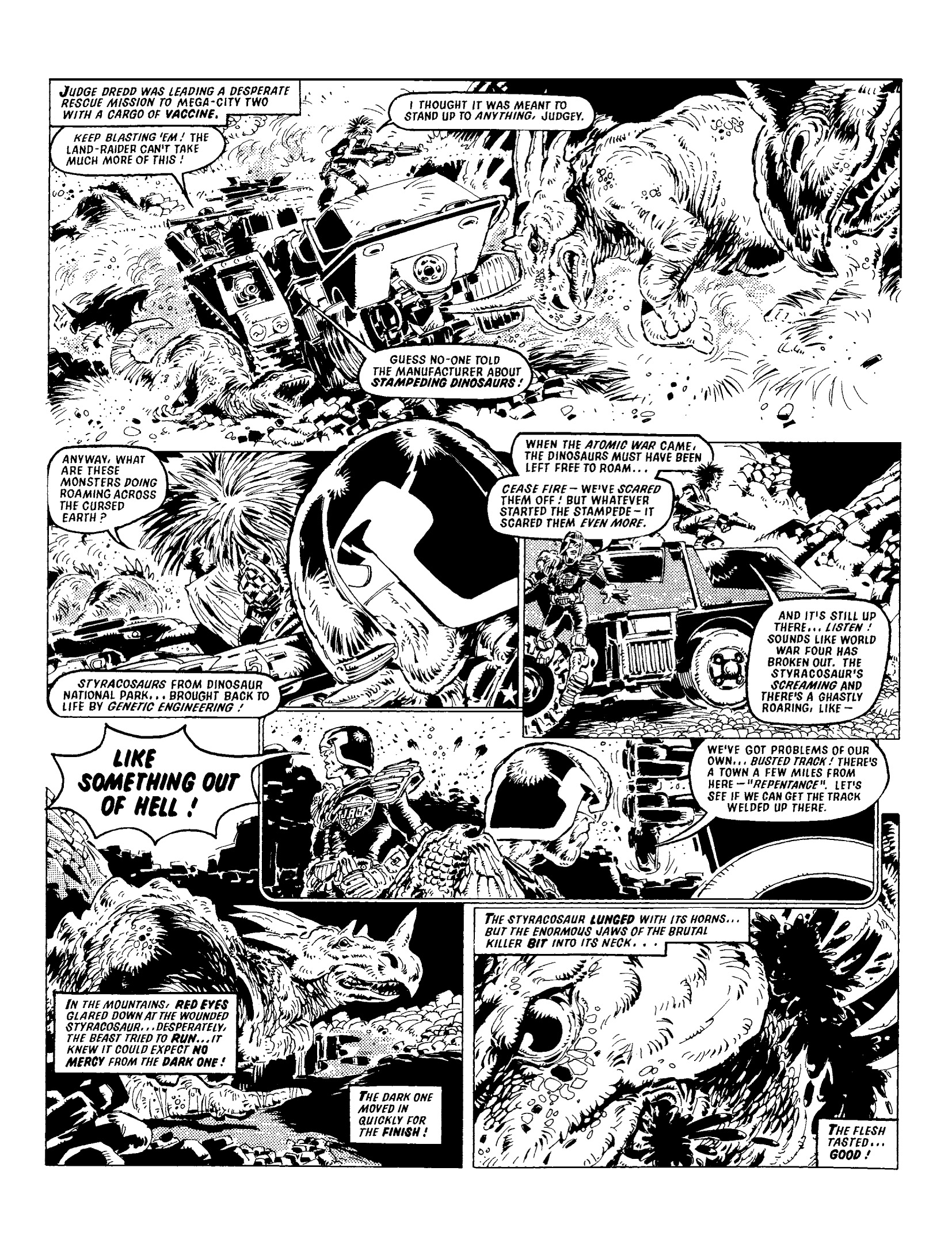 Read online Judge Dredd: The Cursed Earth Uncensored comic -  Issue # TPB - 89