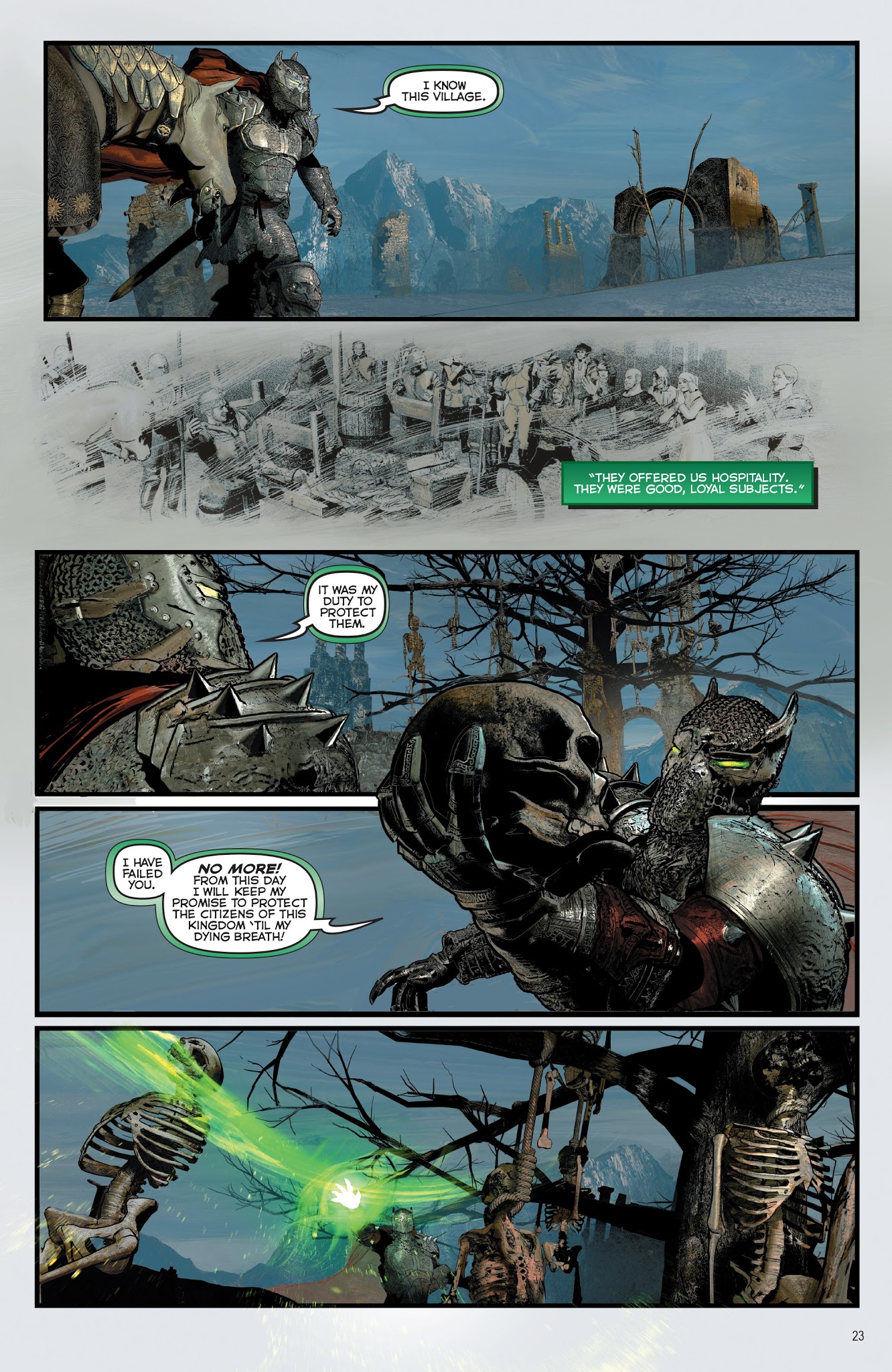 Read online Medieval Spawn and Witchblade comic -  Issue #1 - 25