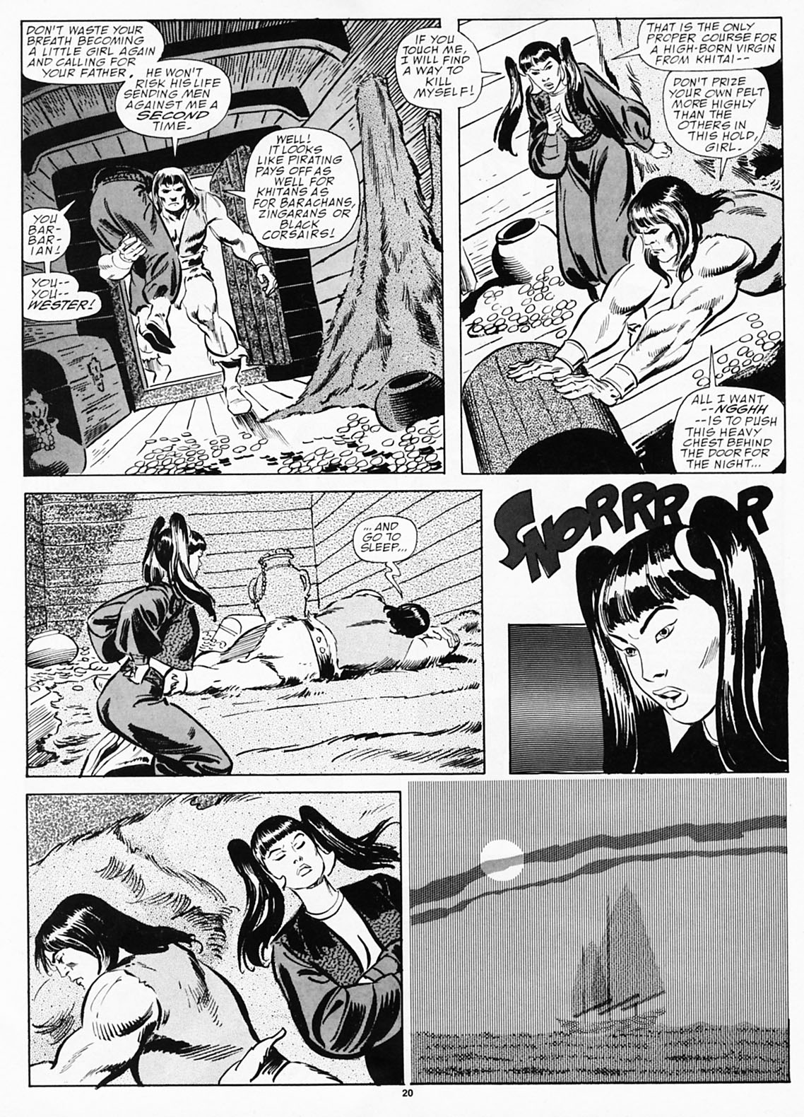 Read online The Savage Sword Of Conan comic -  Issue #190 - 22