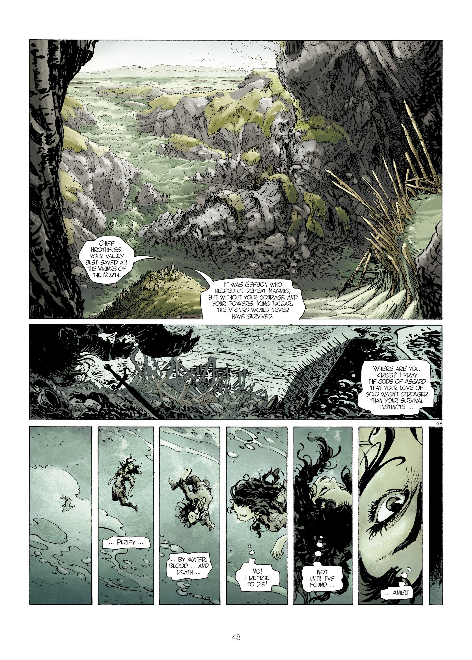 Read online Kriss of Valnor: Red as the Raheborg comic -  Issue # Full - 50