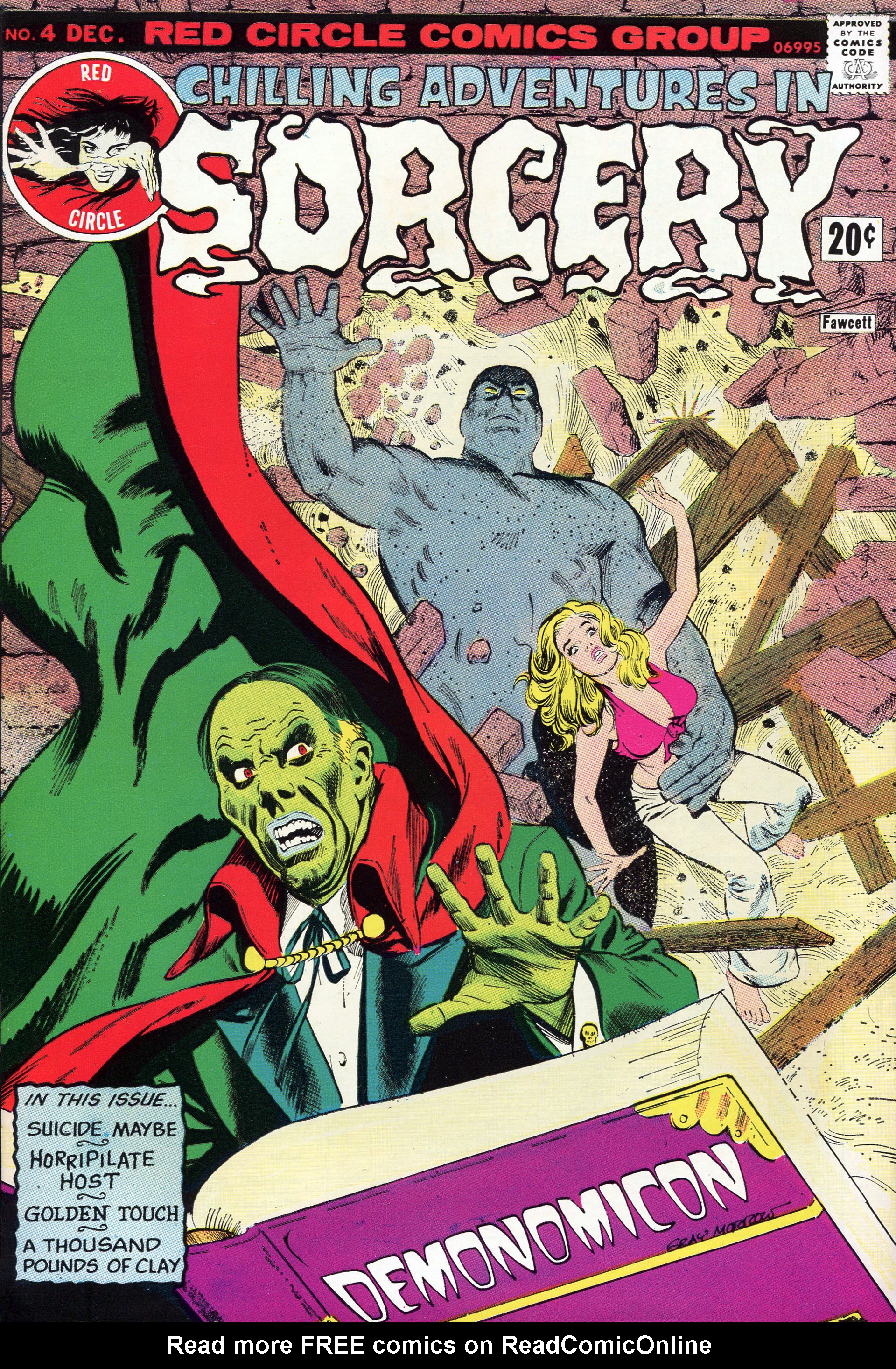 Read online Chilling Adventures In Sorcery (1973) comic -  Issue #4 - 1