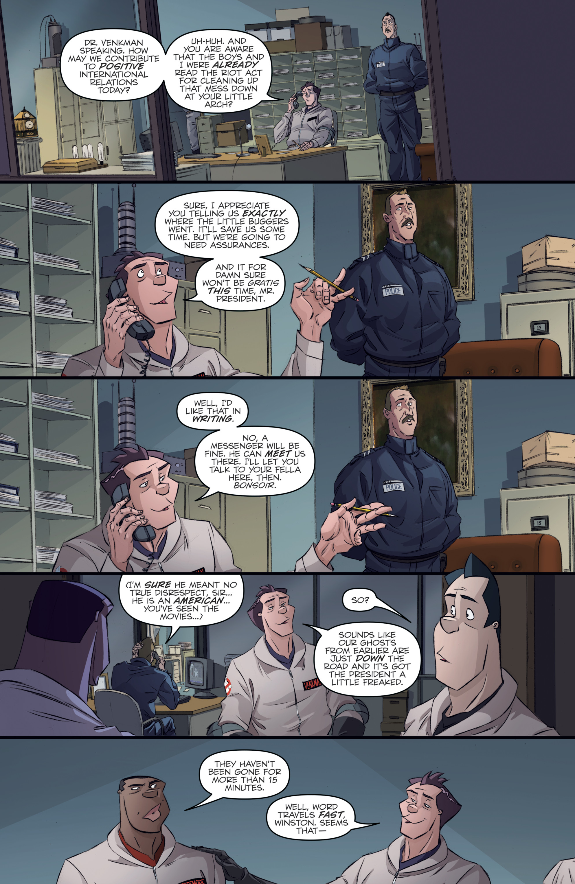 Read online Ghostbusters: International comic -  Issue #4 - 23