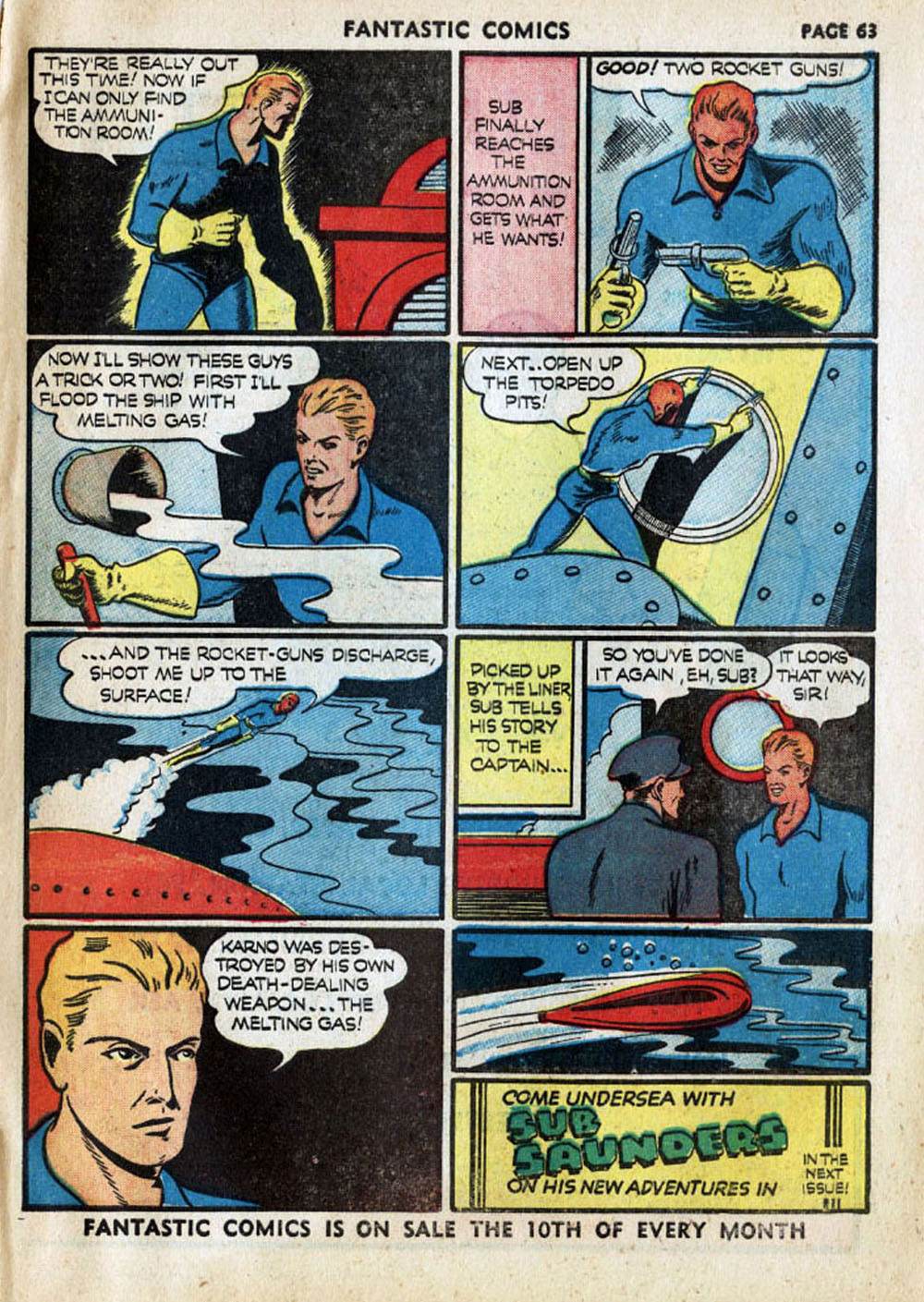 Read online Fantastic Comics comic -  Issue #17 - 64