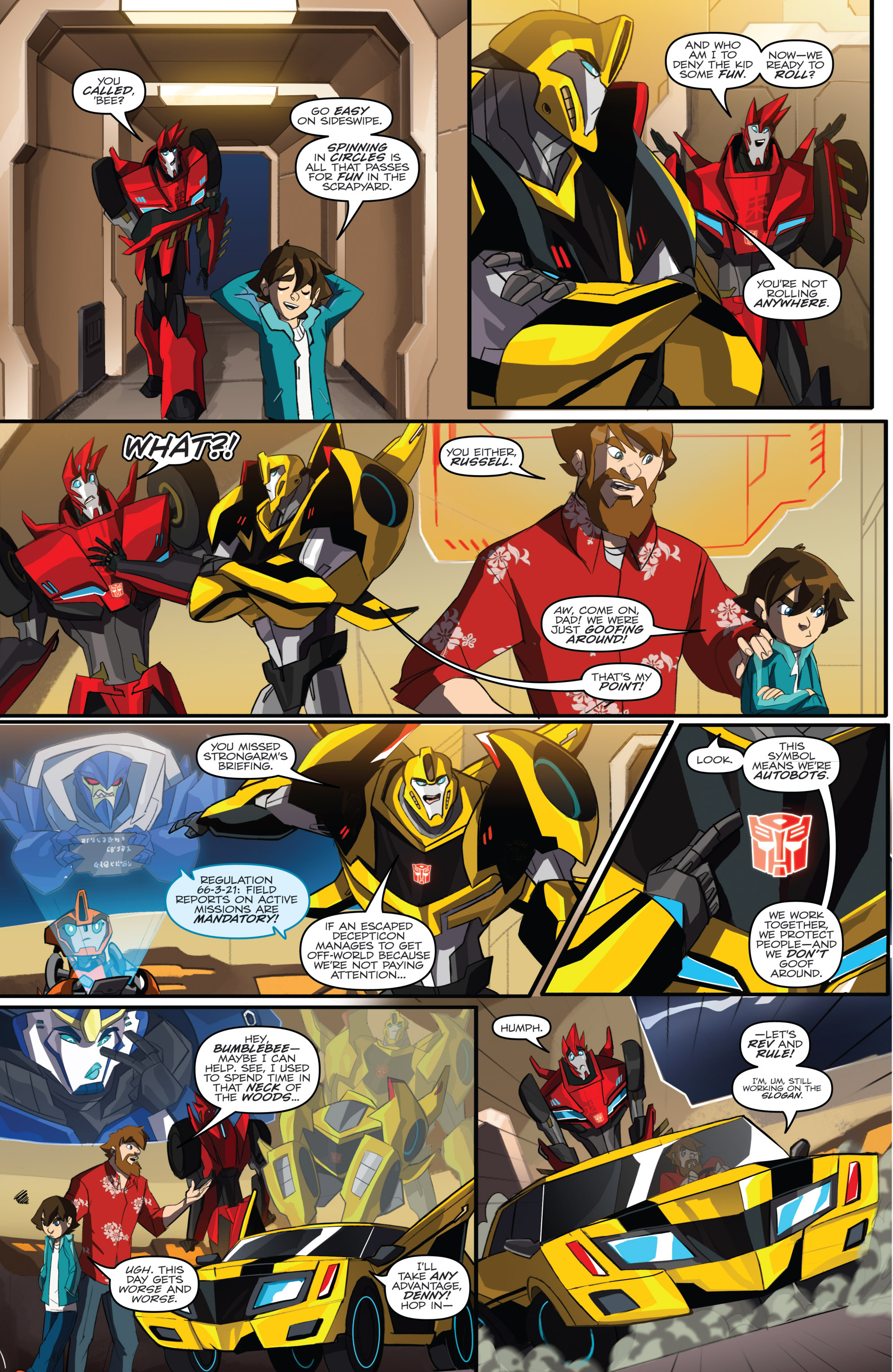 Read online Free Comic Book Day 2015 comic -  Issue # Transformers Robots In Disguise - 6