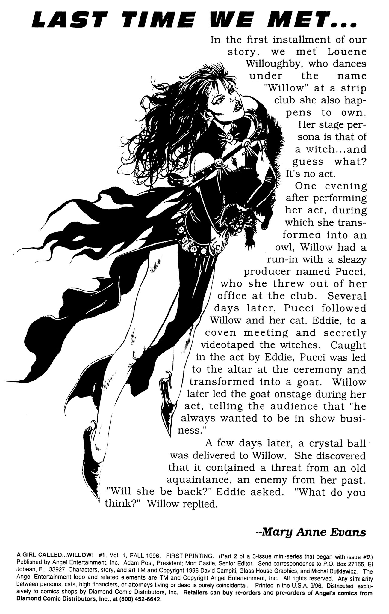 Read online Girl Called... Willow! comic -  Issue #1 - 2