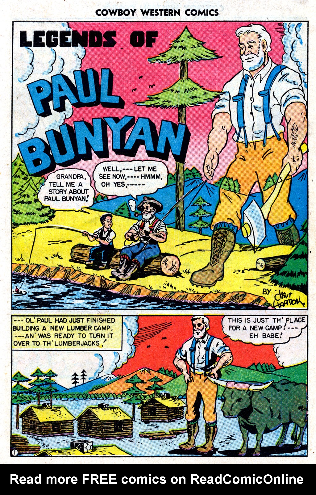 Read online Cowboy Western Comics (1948) comic -  Issue #26 - 27