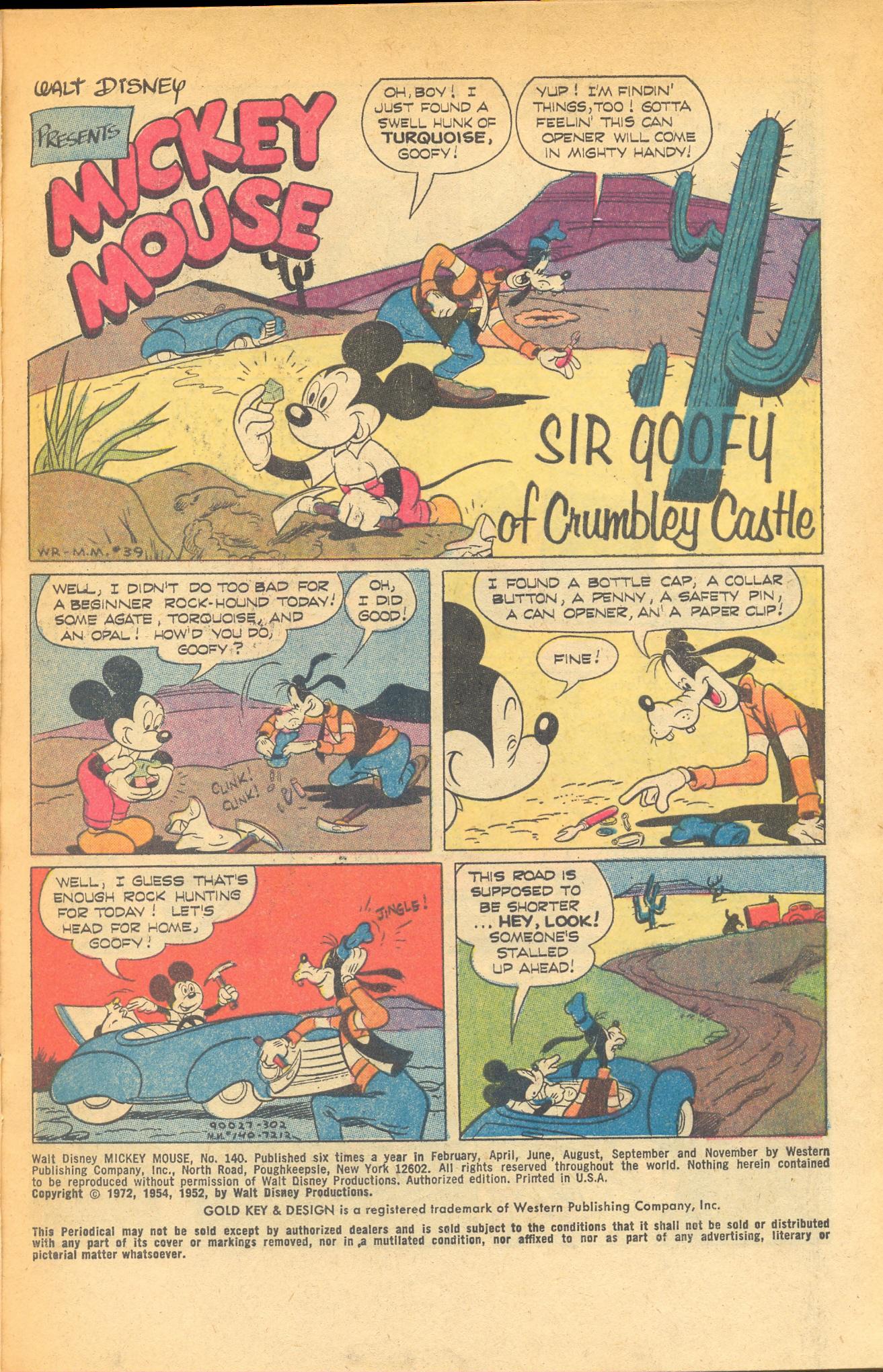 Read online Walt Disney's Mickey Mouse comic -  Issue #140 - 3