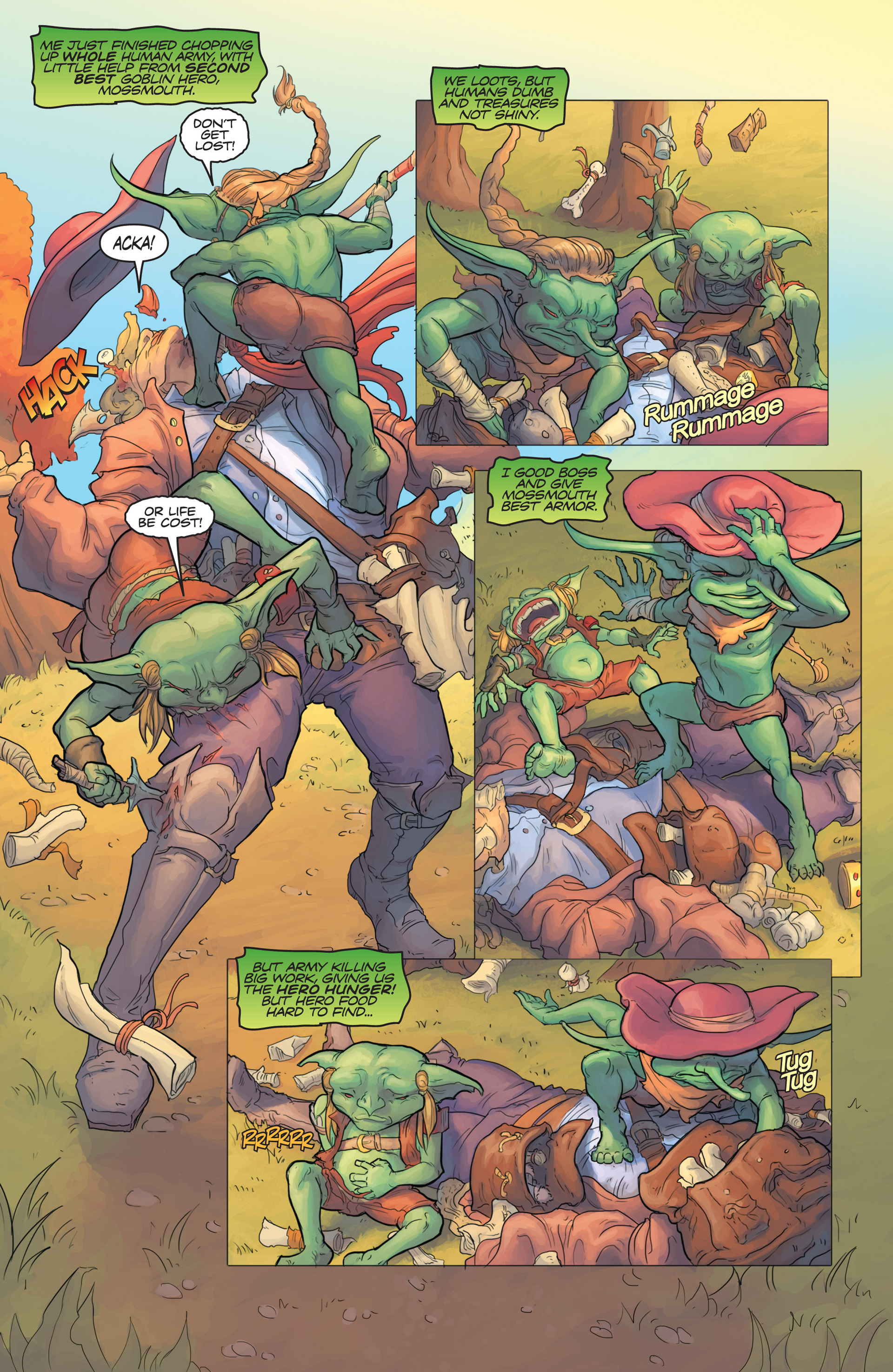 Read online Pathfinder: Goblins! comic -  Issue #4 - 14
