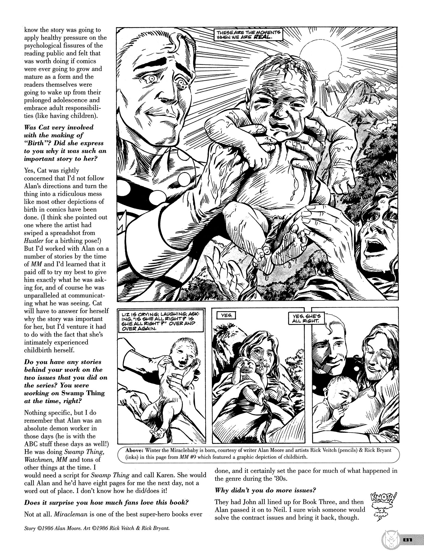 Read online Kimota!: The Miracleman Companion comic -  Issue # Full - 82