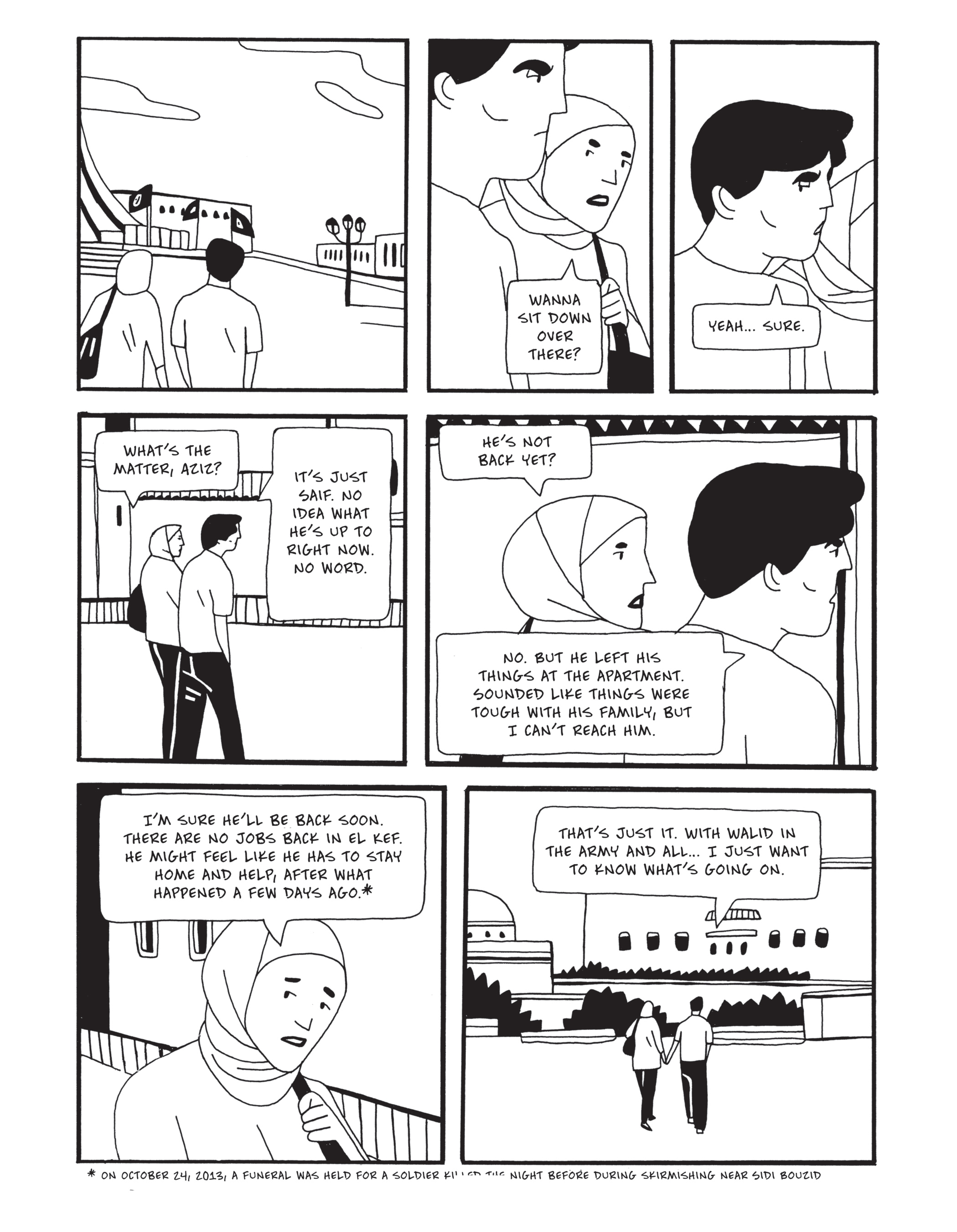 Read online After the Spring: A Story of Tunisian Youth comic -  Issue # TPB - 128