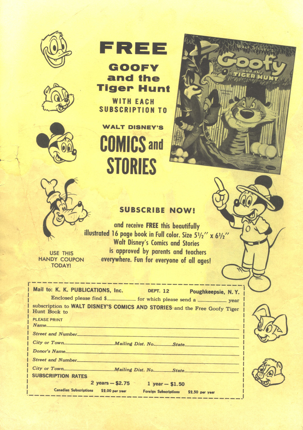 Read online Walt Disney's Comics and Stories comic -  Issue #255 - 2