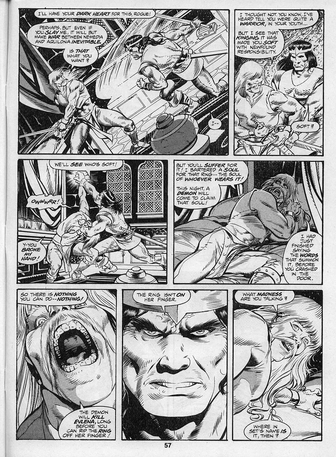 Read online The Savage Sword Of Conan comic -  Issue #205 - 59