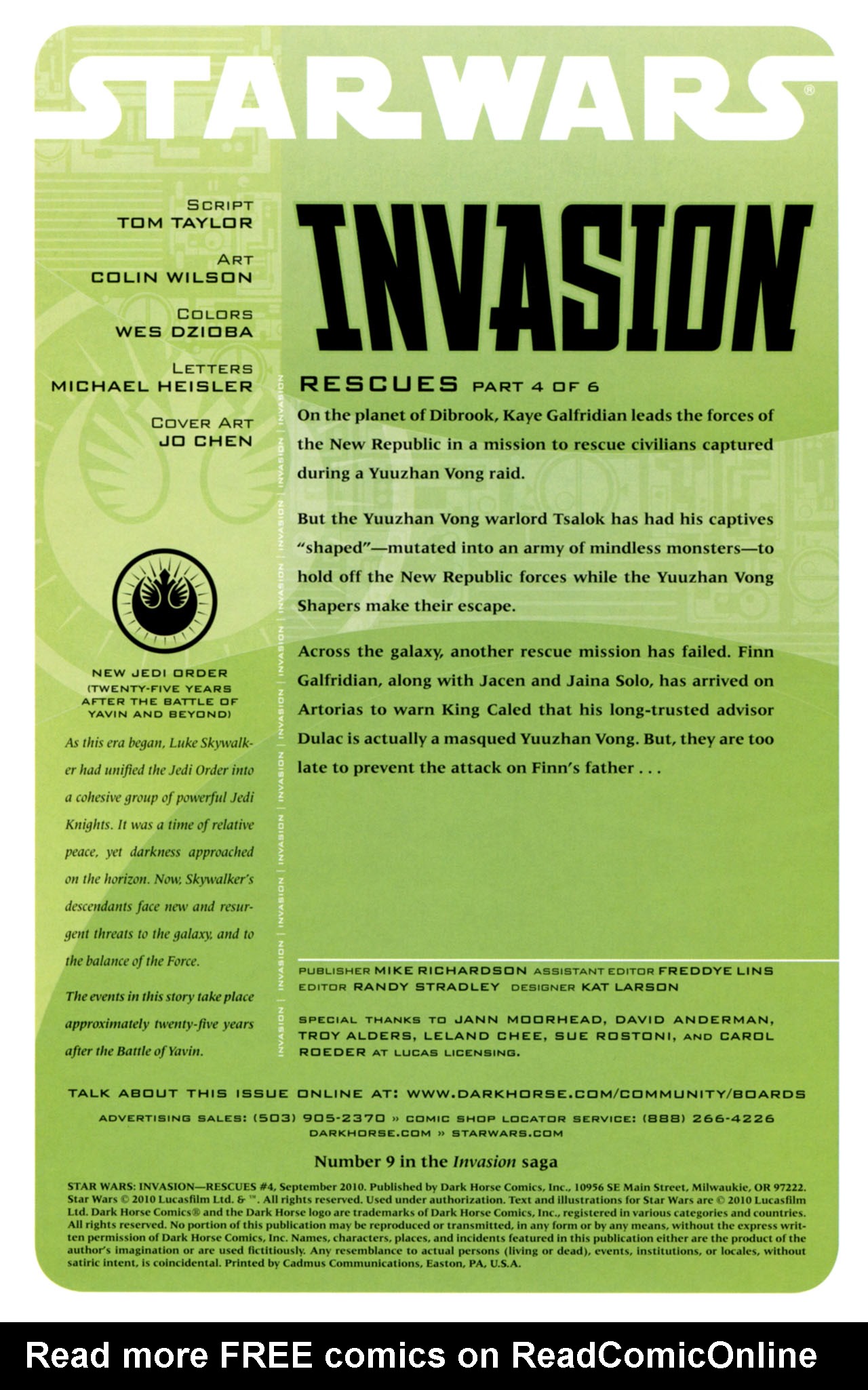 Read online Star Wars: Invasion - Rescues comic -  Issue #4 - 2