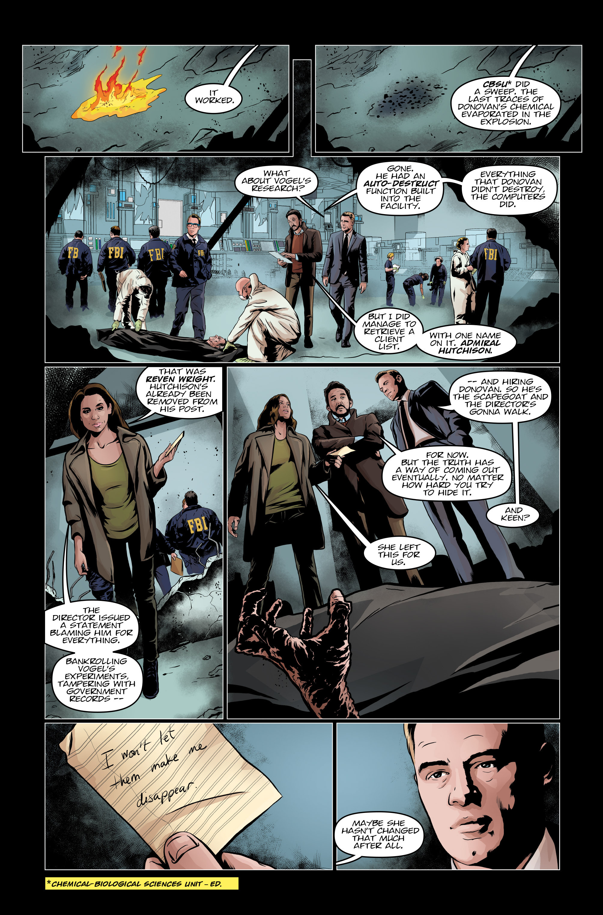 Read online The Blacklist comic -  Issue #10 - 18