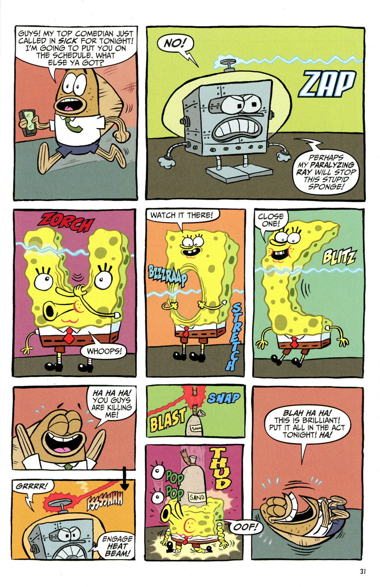 Read online SpongeBob Comics comic -  Issue #27 - 32