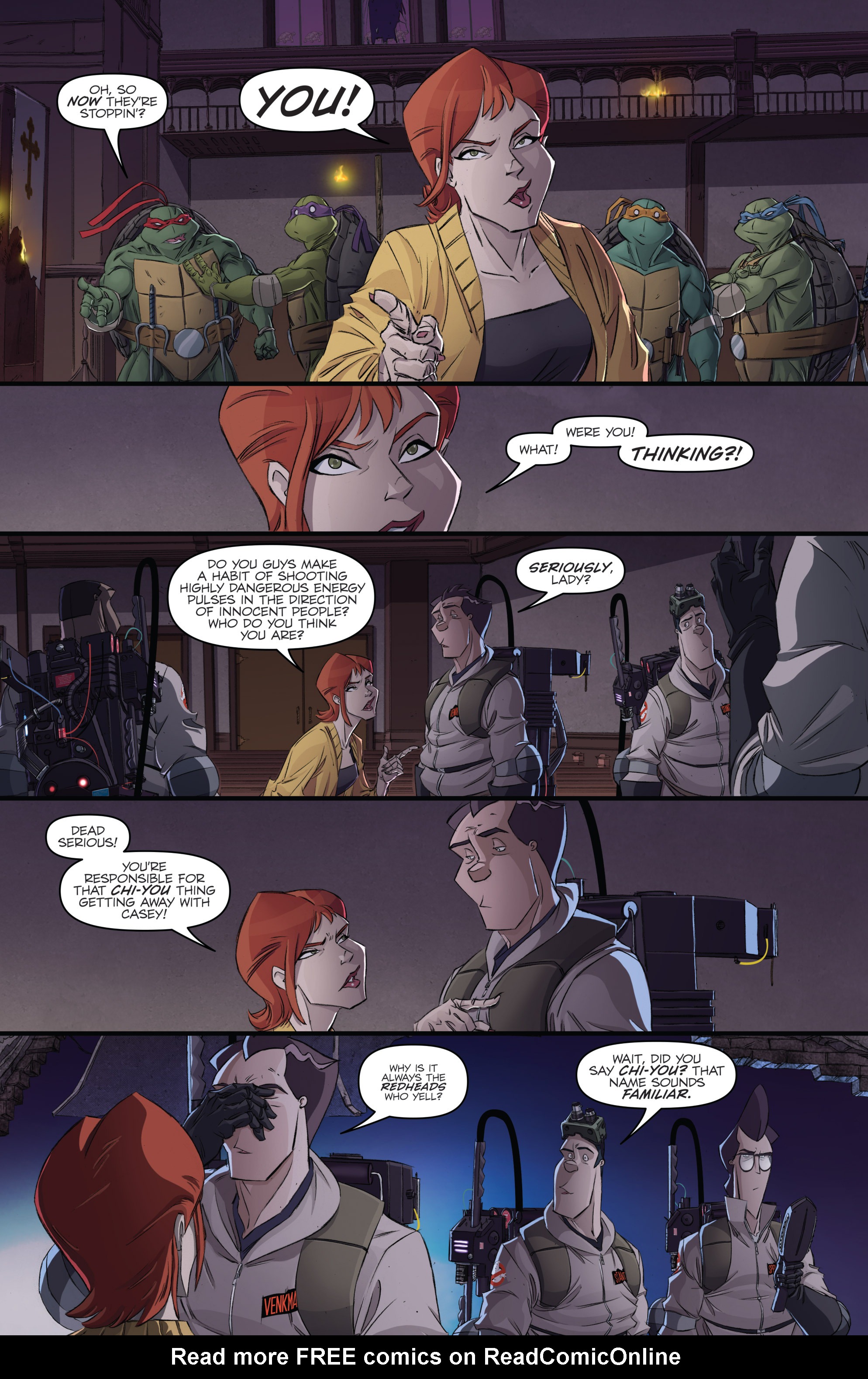Read online Teenage Mutant Ninja Turtles/Ghostbusters comic -  Issue #2 - 9