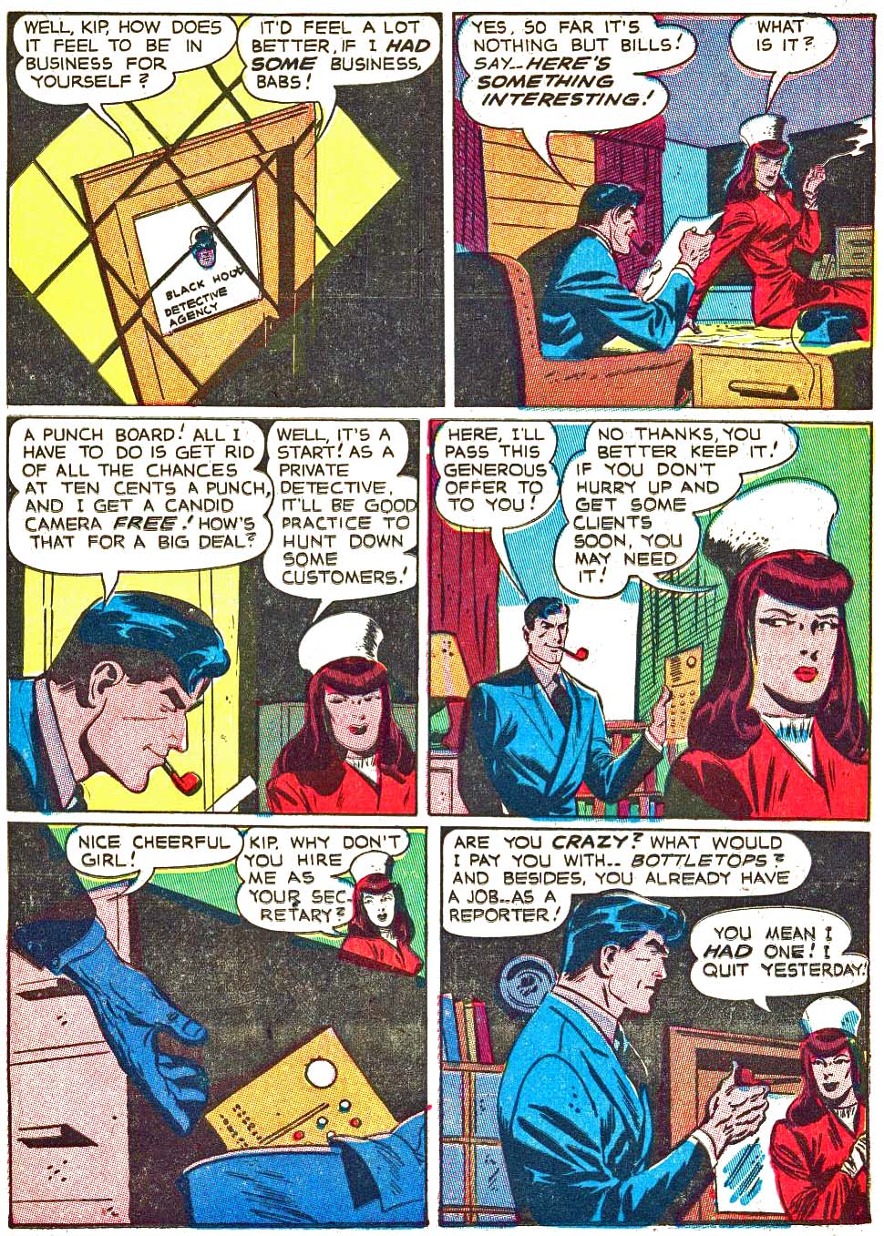 Read online Black Hood Comics comic -  Issue #19 - 27