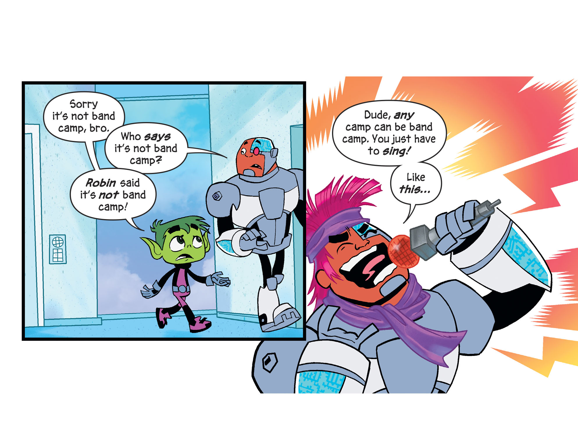 Read online Teen Titans Go! To Camp comic -  Issue #1 - 33
