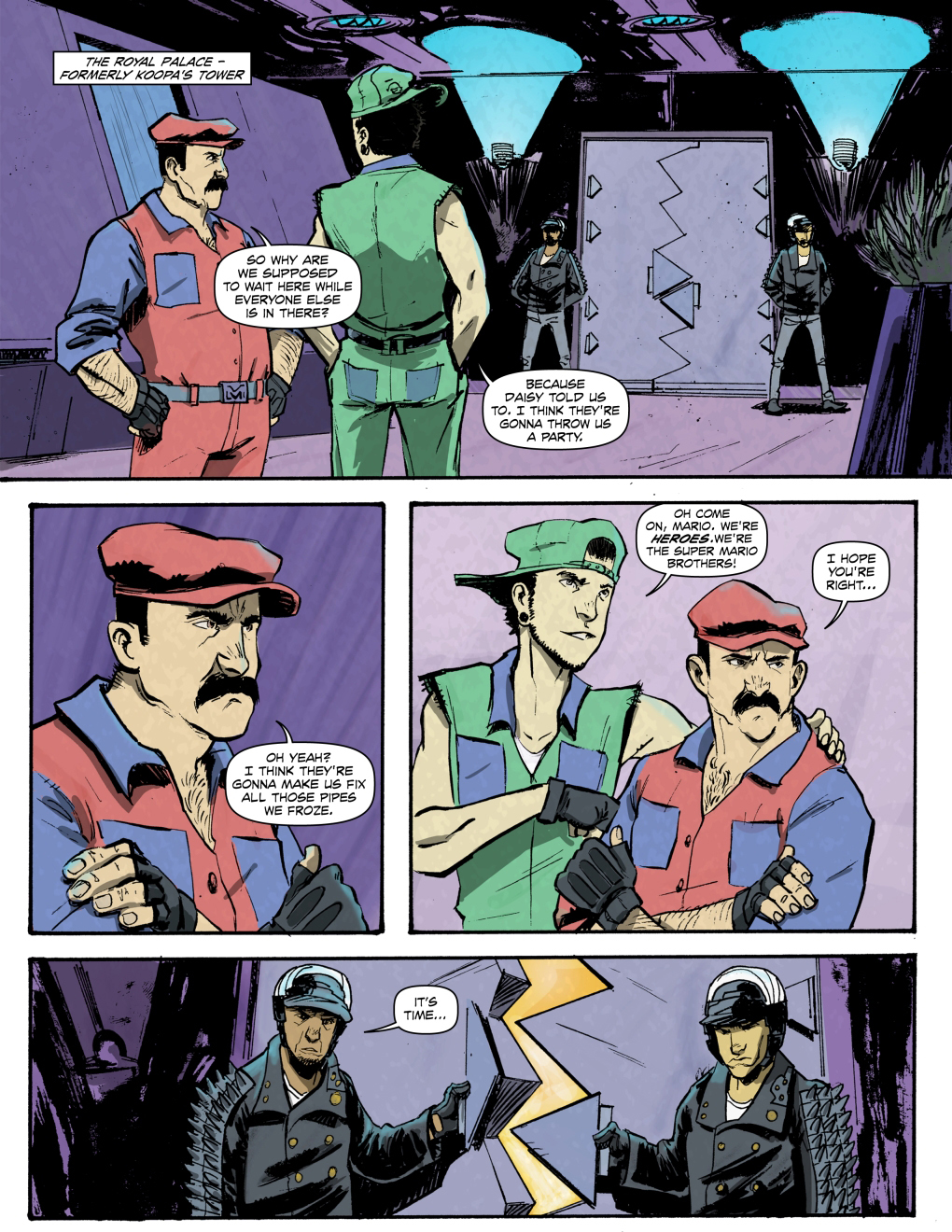 Read online Super Mario Bros. The Movie comic -  Issue #2 - 1
