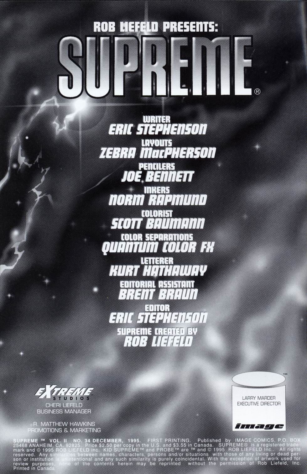 Read online Supreme (1992) comic -  Issue #34 - 2