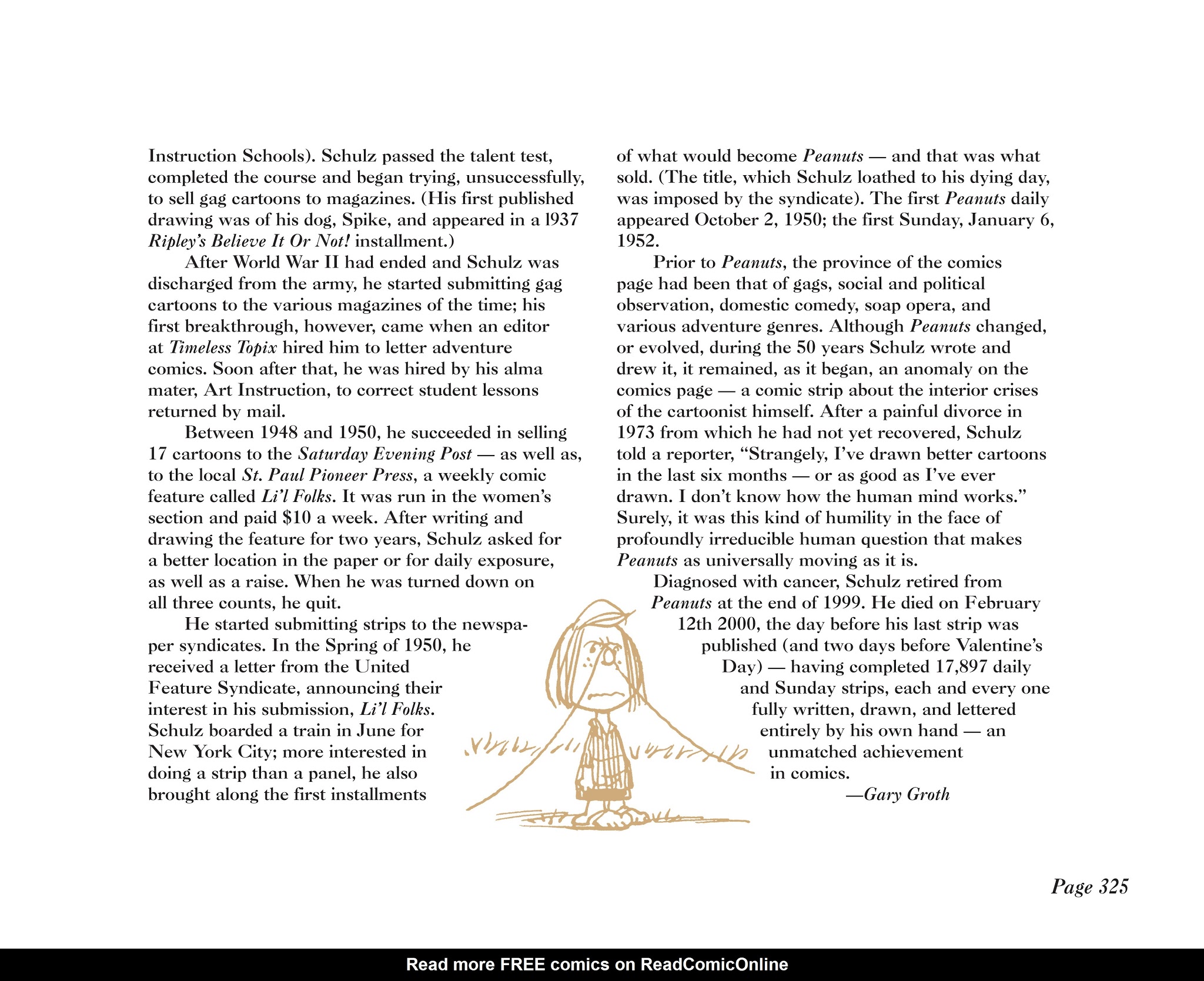 Read online The Complete Peanuts comic -  Issue # TPB 20 - 338