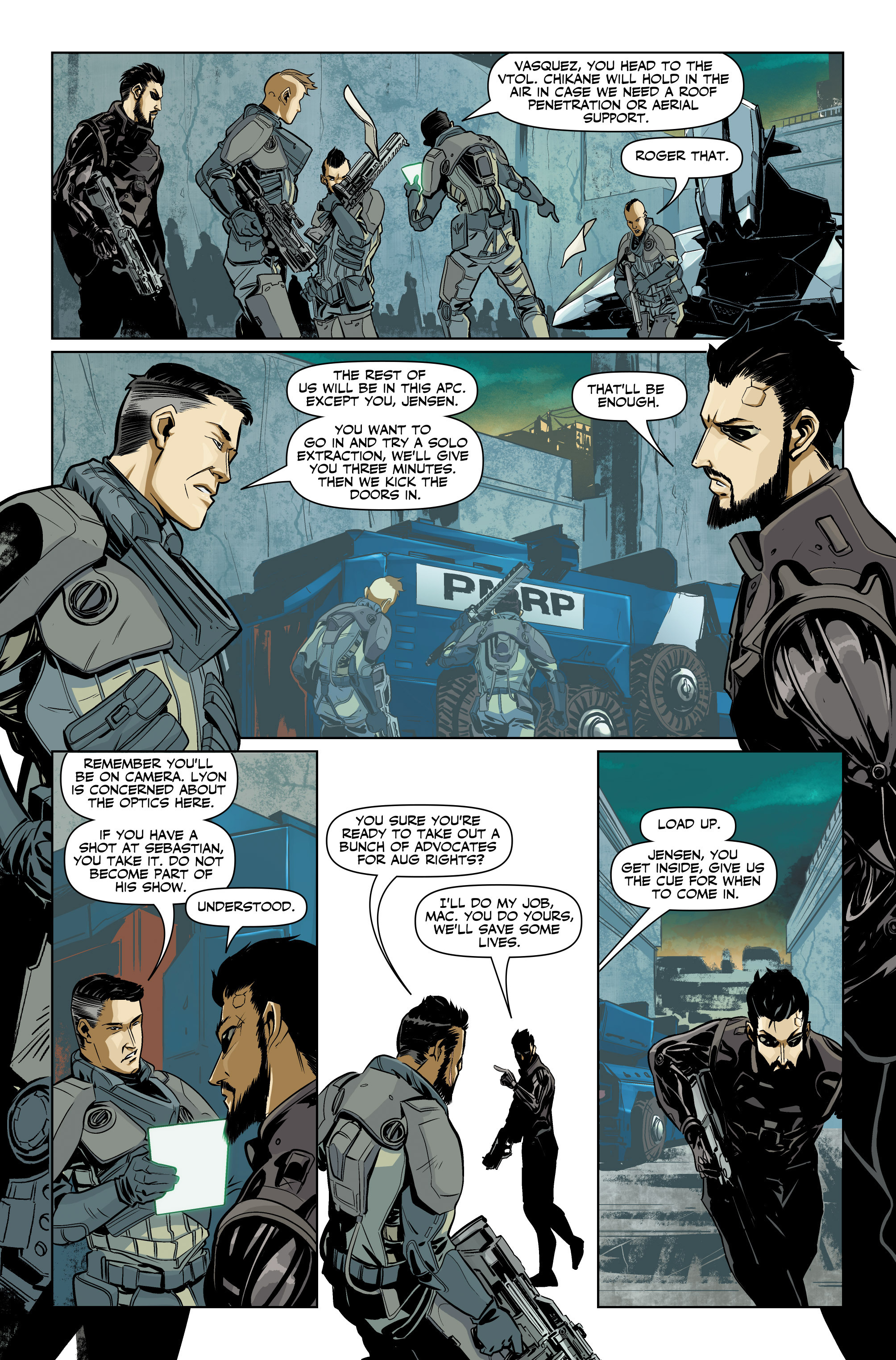Read online Deus Ex: Children's Crusade comic -  Issue #5 - 10