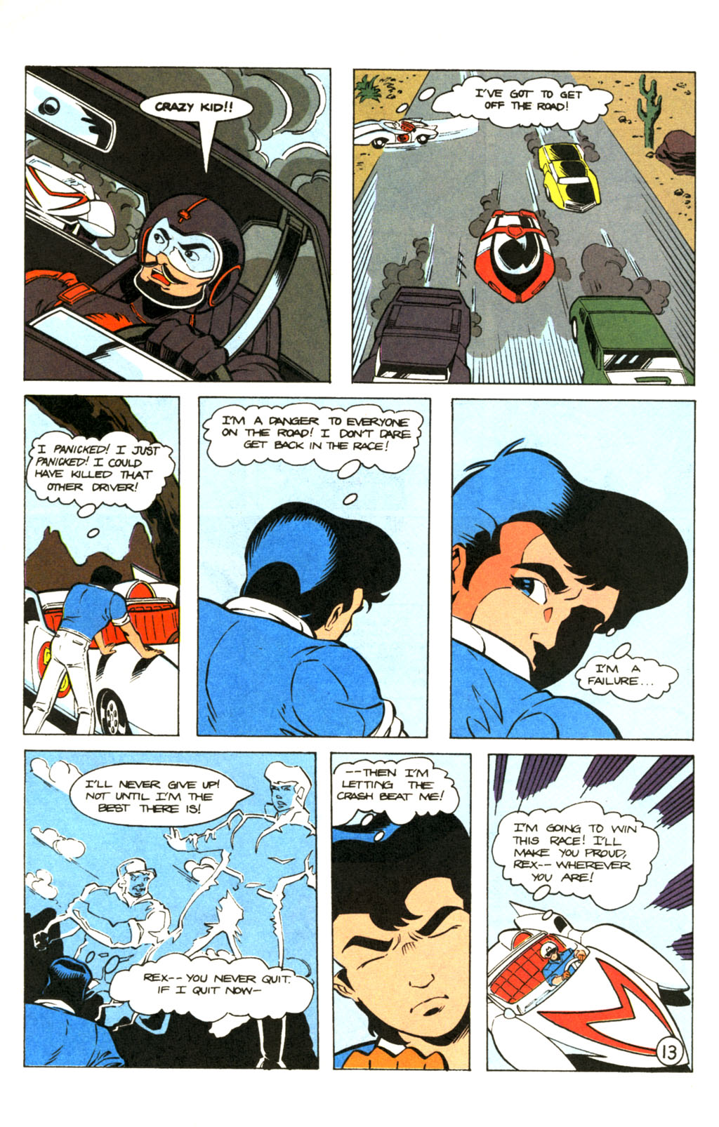 Read online Speed Racer (1987) comic -  Issue #38 - 18