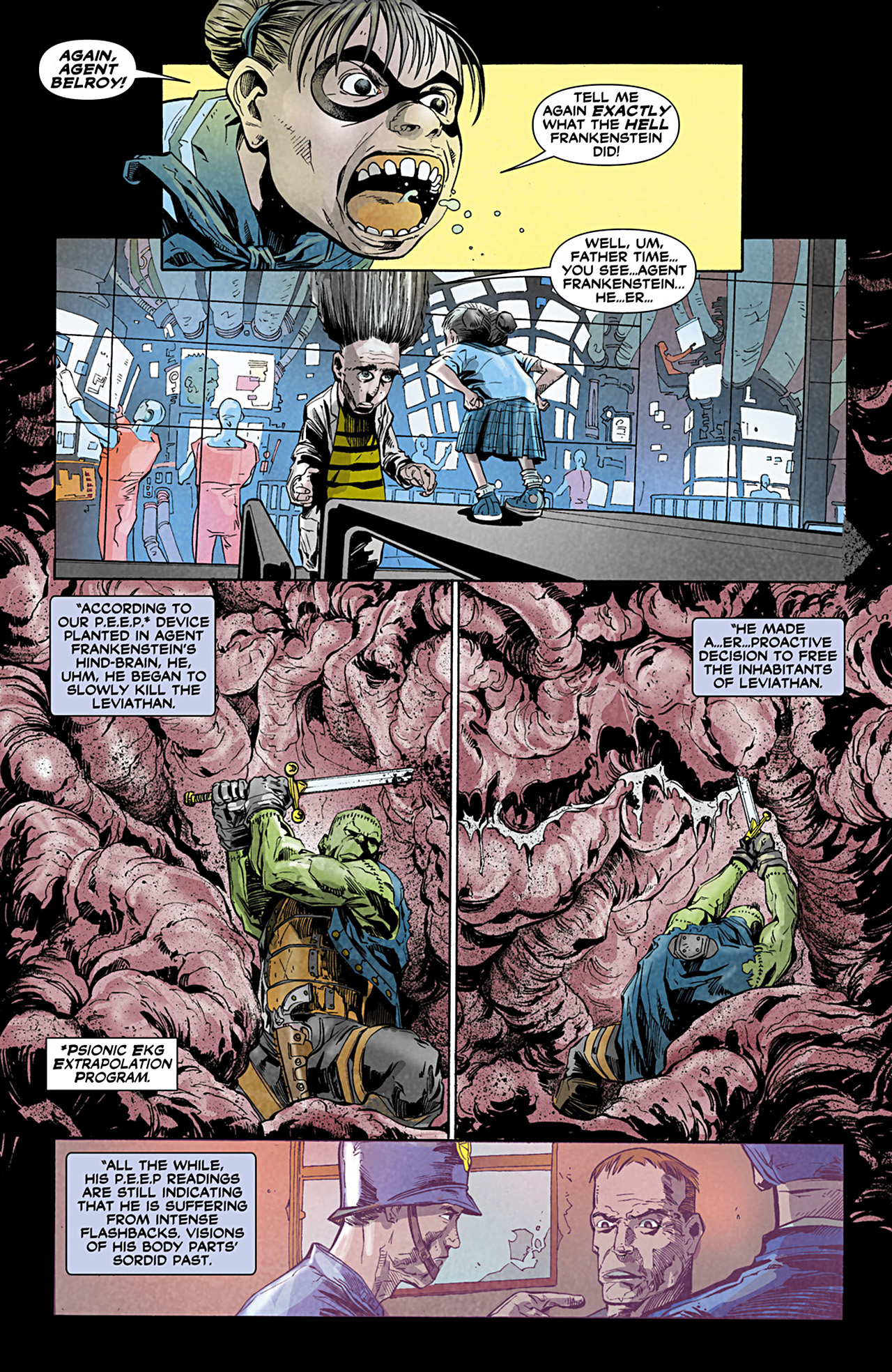 Read online Frankenstein, Agent of S.H.A.D.E. comic -  Issue #12 - 2