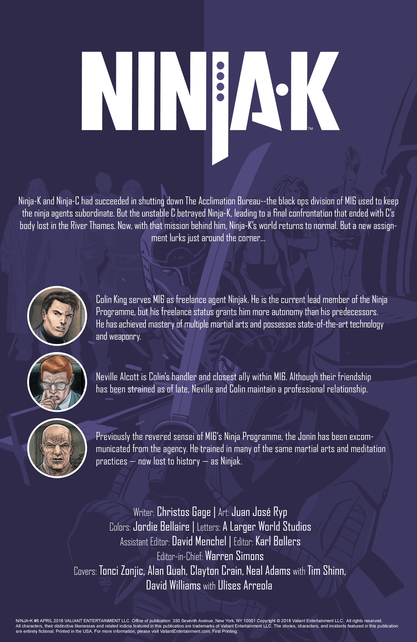 Read online Ninja-K comic -  Issue #6 - 2