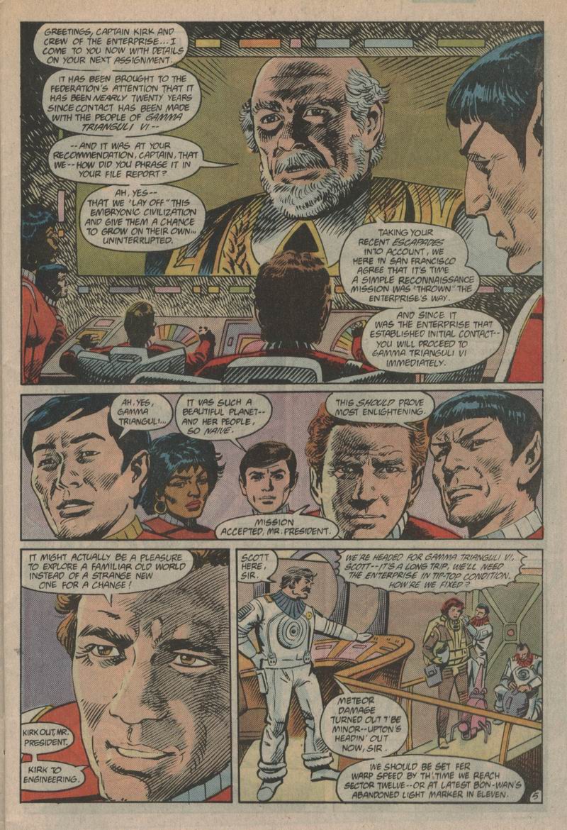 Read online Star Trek (1984) comic -  Issue #42 - 6