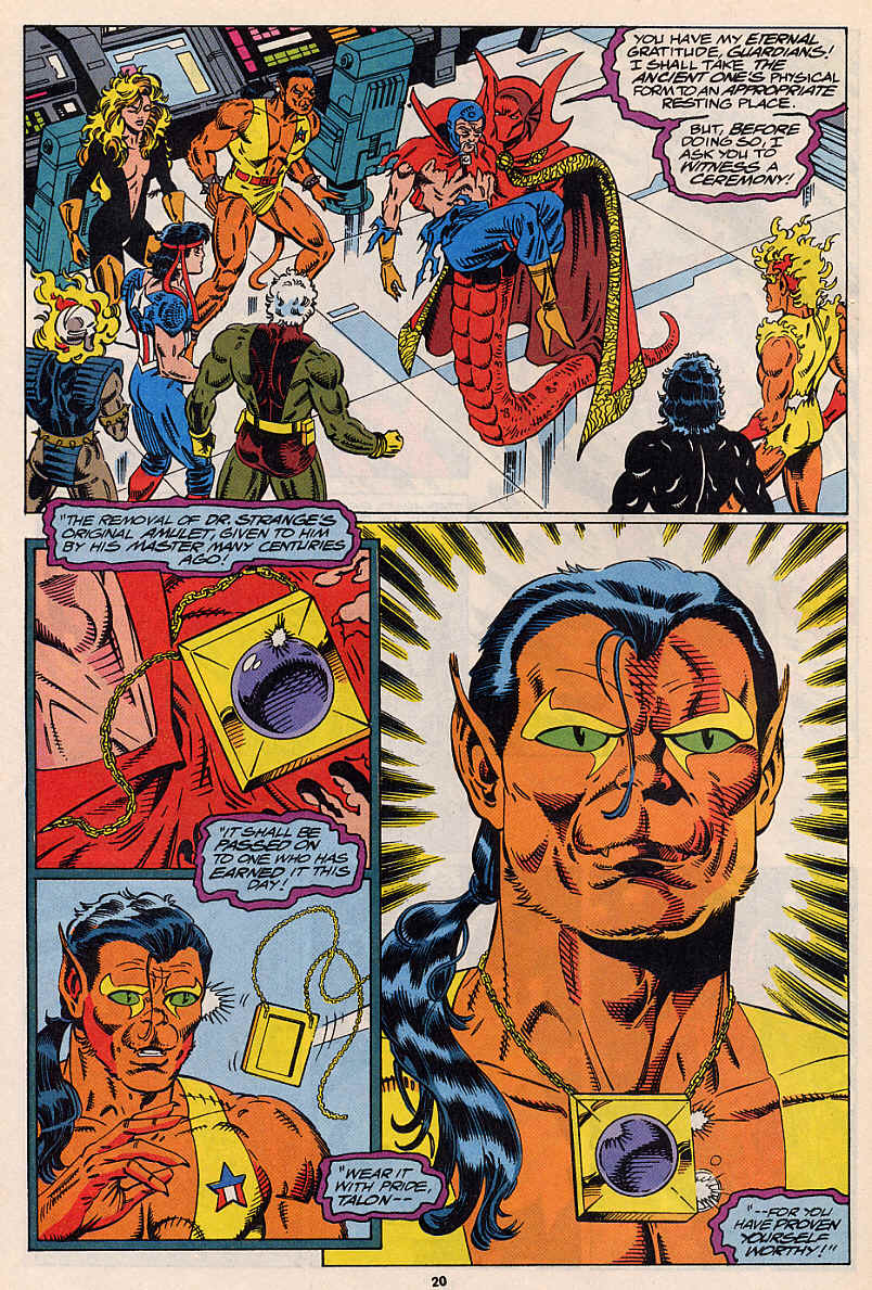 Read online Guardians of the Galaxy (1990) comic -  Issue #37 - 17