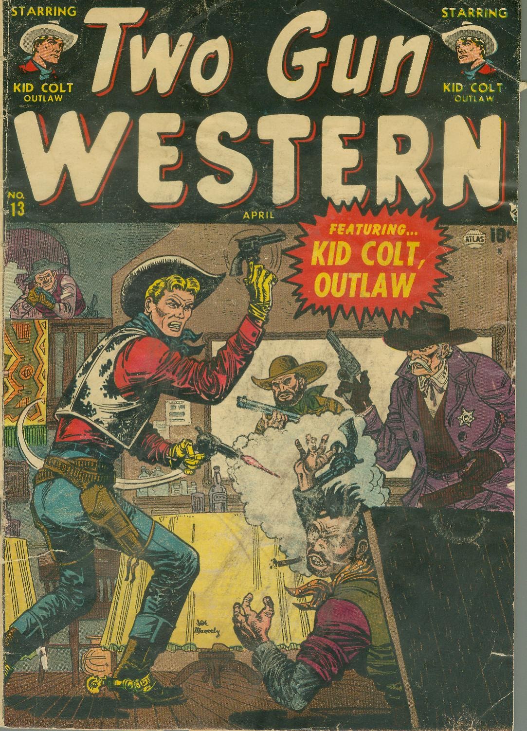 Read online Two Gun Western (1950) comic -  Issue #13 - 1