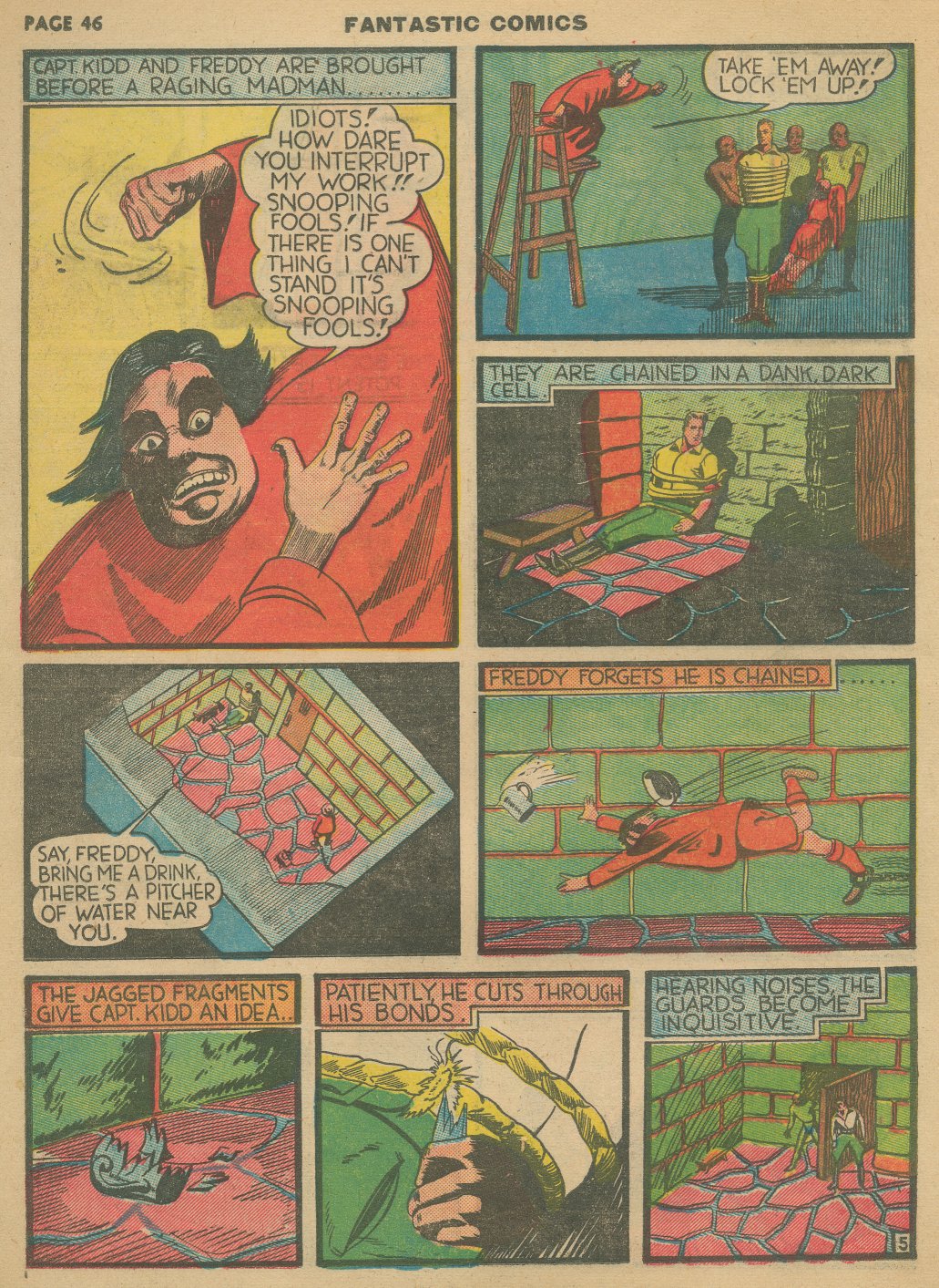 Read online Fantastic Comics comic -  Issue #8 - 48