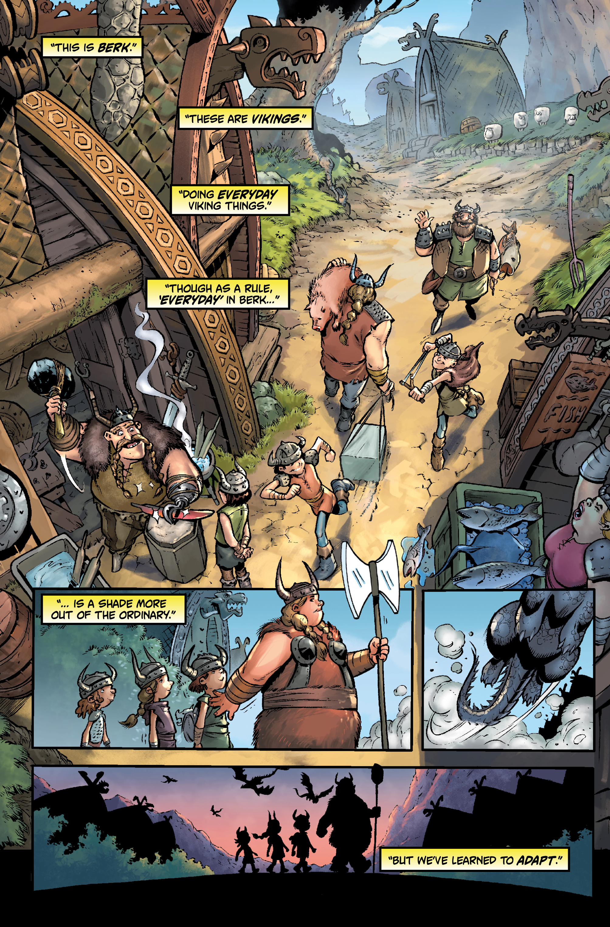 Read online Dragons Riders of Berk: Tales from Berk comic -  Issue # TPB - 9
