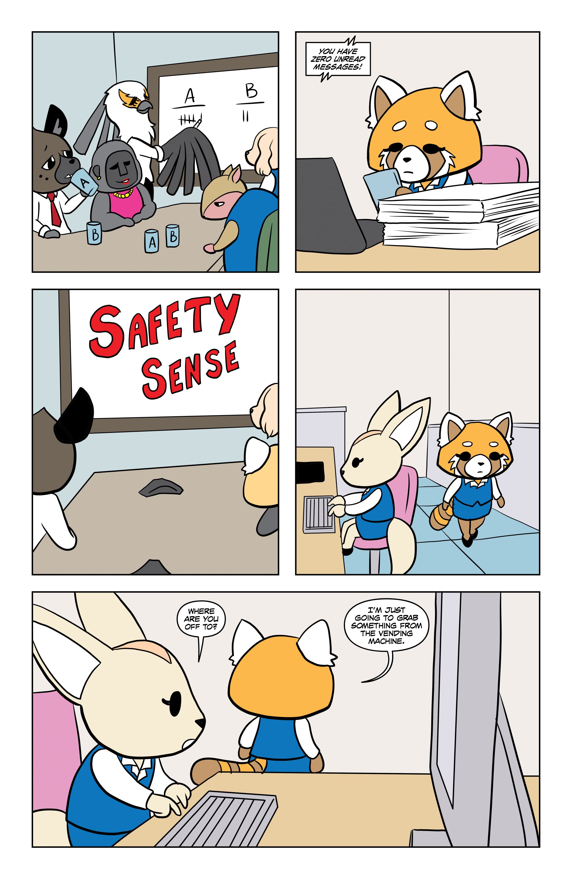 Read online Aggretsuko: Meet Her World comic -  Issue #1 - 13