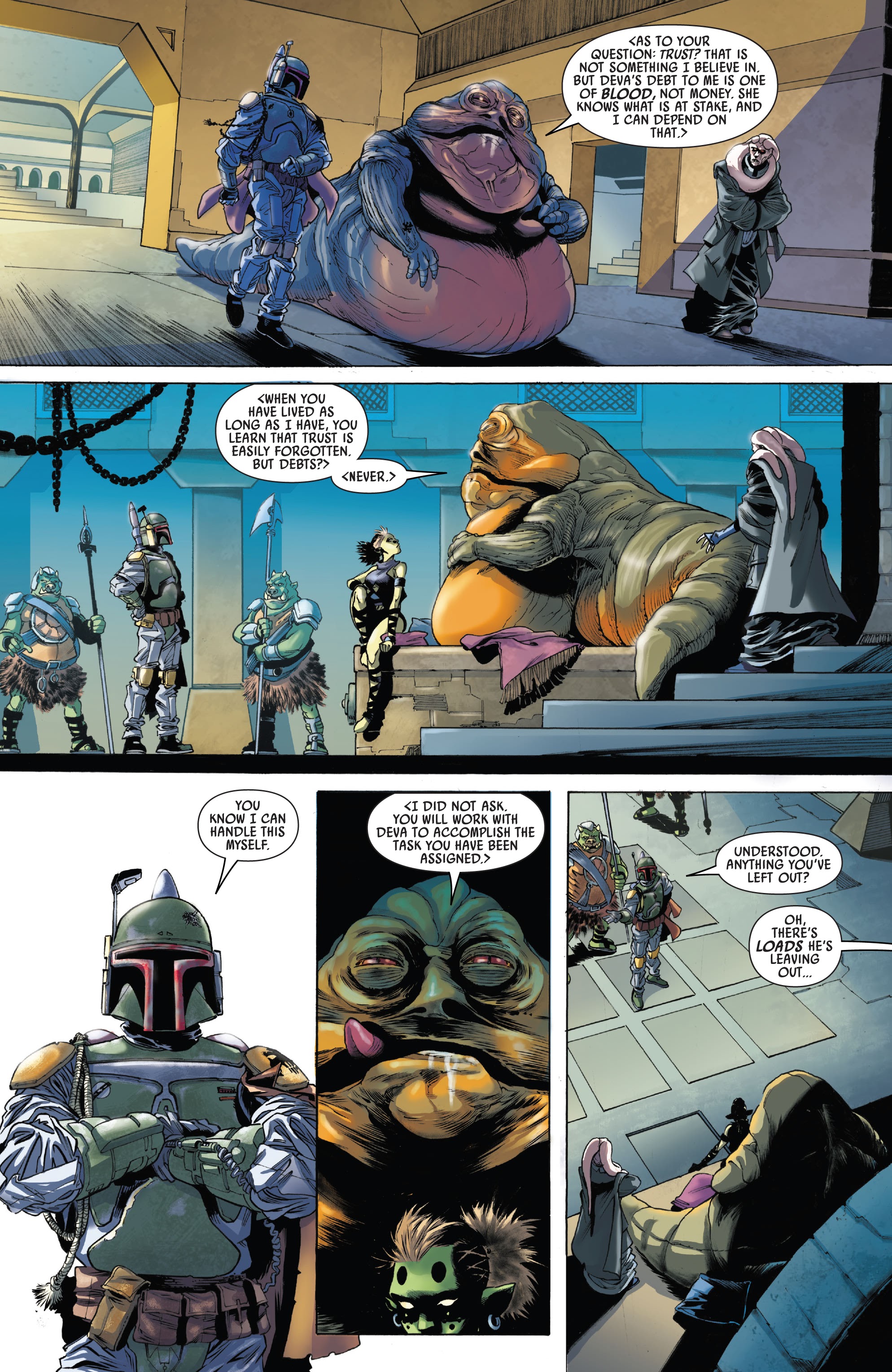 Read online Star Wars: War Of The Bounty Hunters - Jabba The Hutt comic -  Issue # Full - 8