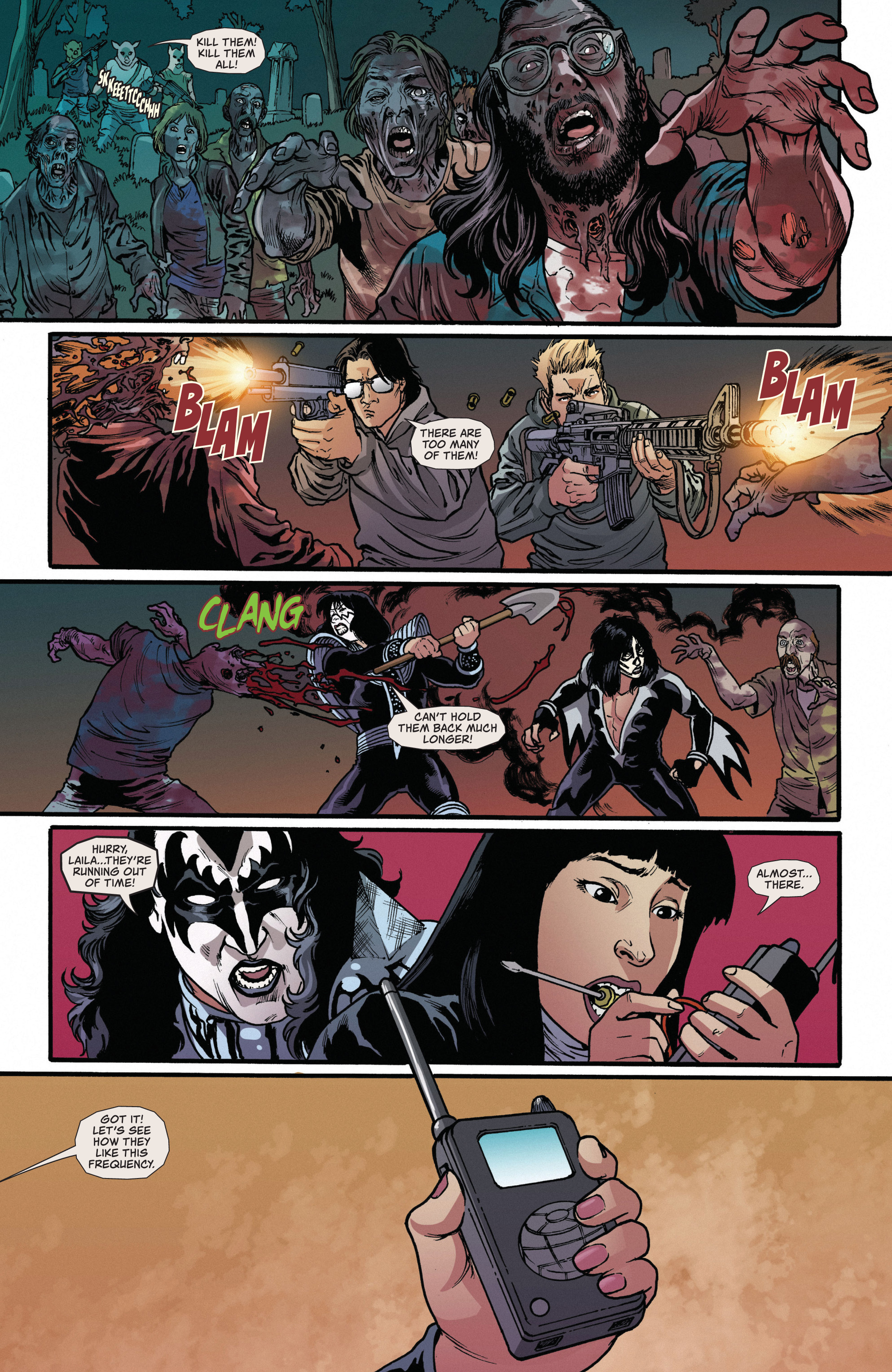 Read online Kiss: Zombies comic -  Issue #3 - 14