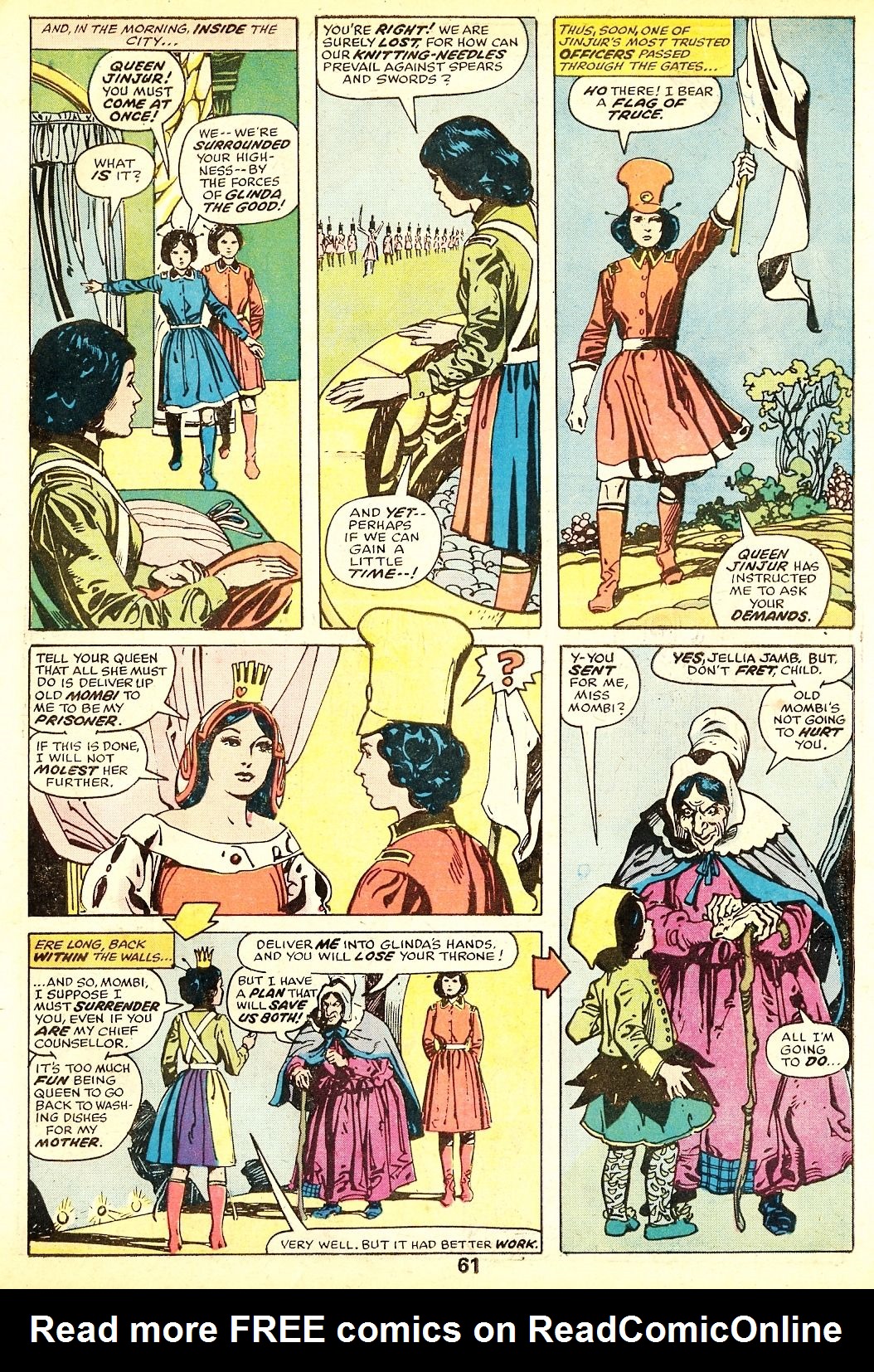 Read online Marvel Treasury of Oz comic -  Issue #1 - 60