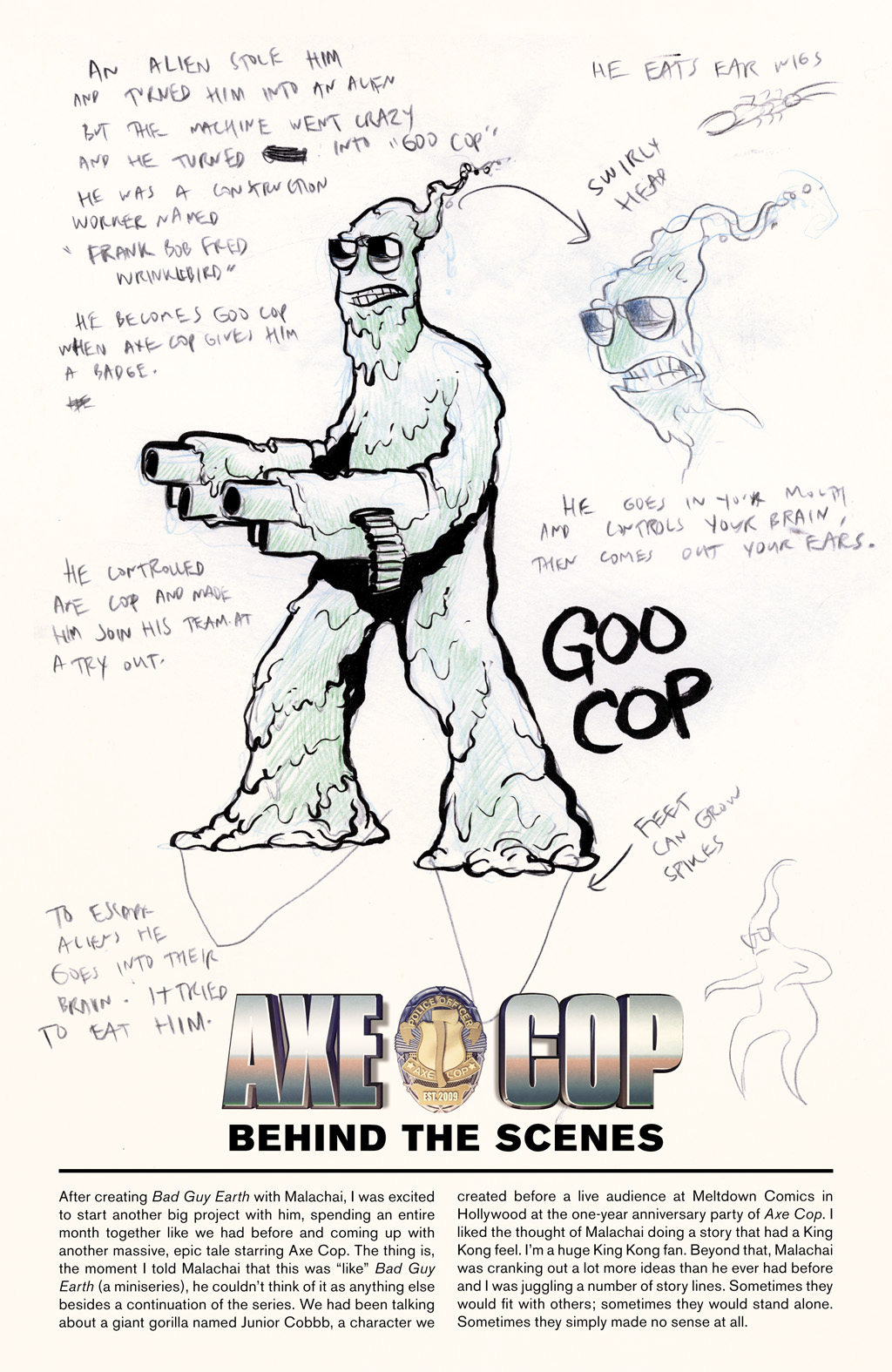 Read online Axe Cop: President of the World comic -  Issue #1 - 26