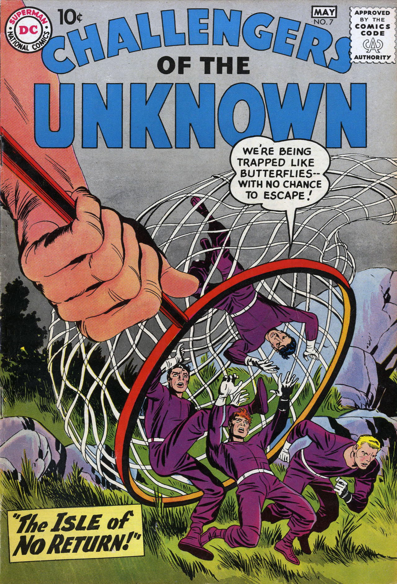 Read online Challengers of the Unknown (1958) comic -  Issue #7 - 1