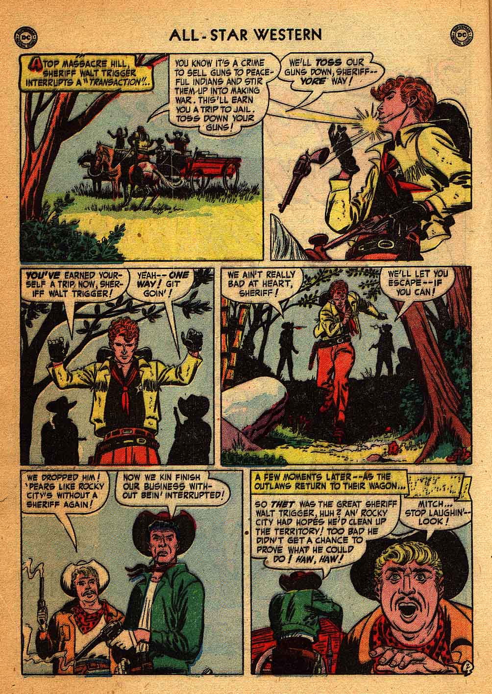 Read online All-Star Western (1951) comic -  Issue #58 - 4