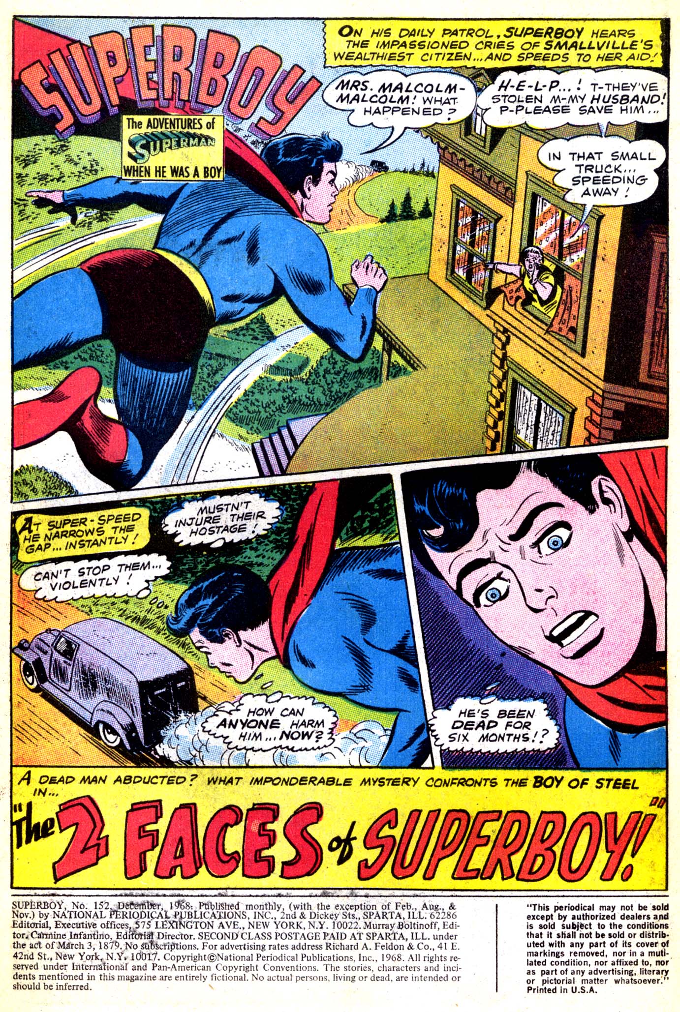 Read online Superboy (1949) comic -  Issue #152 - 2